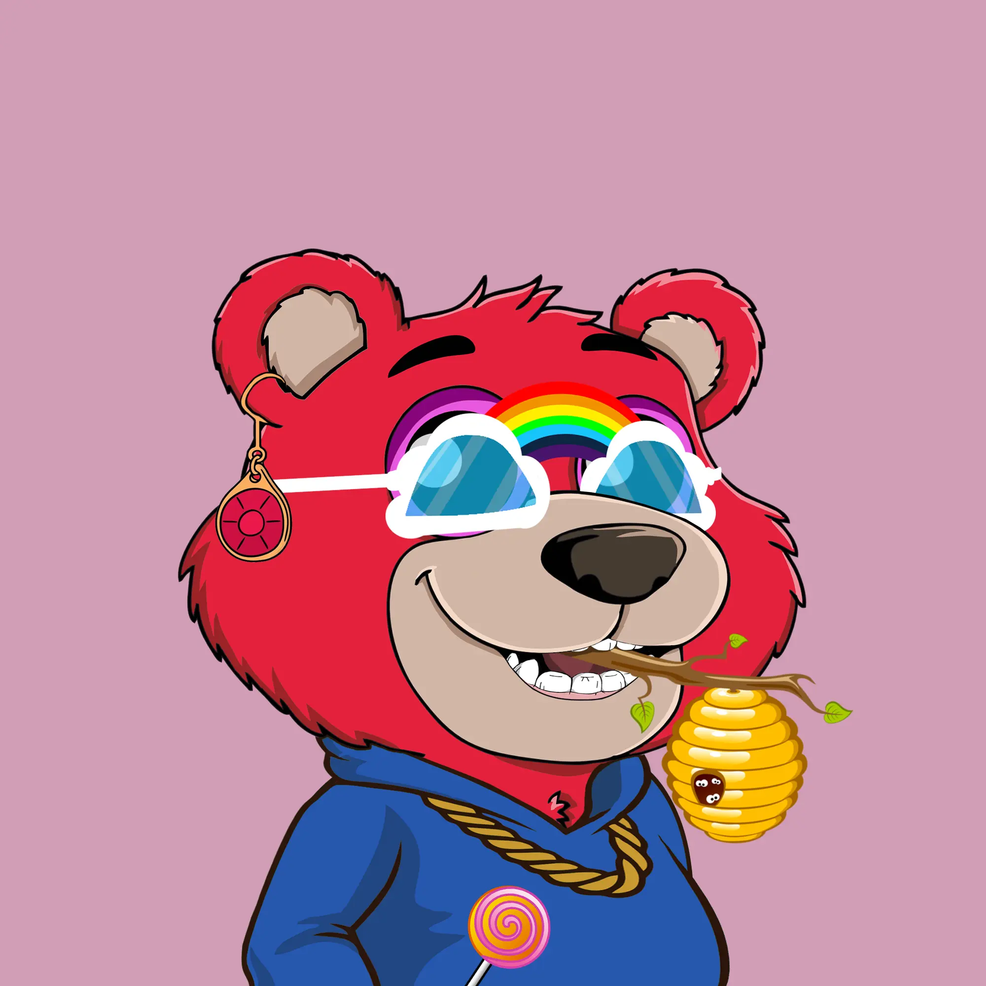 Gluttonous Bears #587 NFT on Algorand