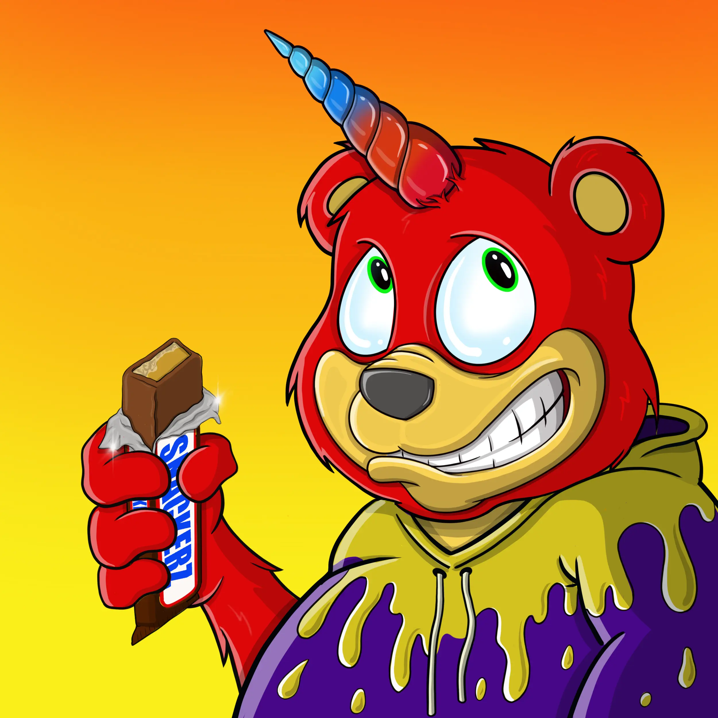 Burnin Bears #847 NFT on Algorand