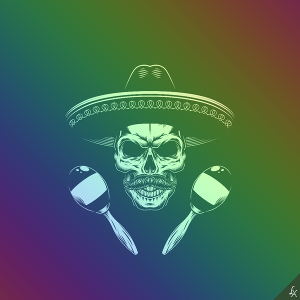 An image of Linx Mexican Skull #007