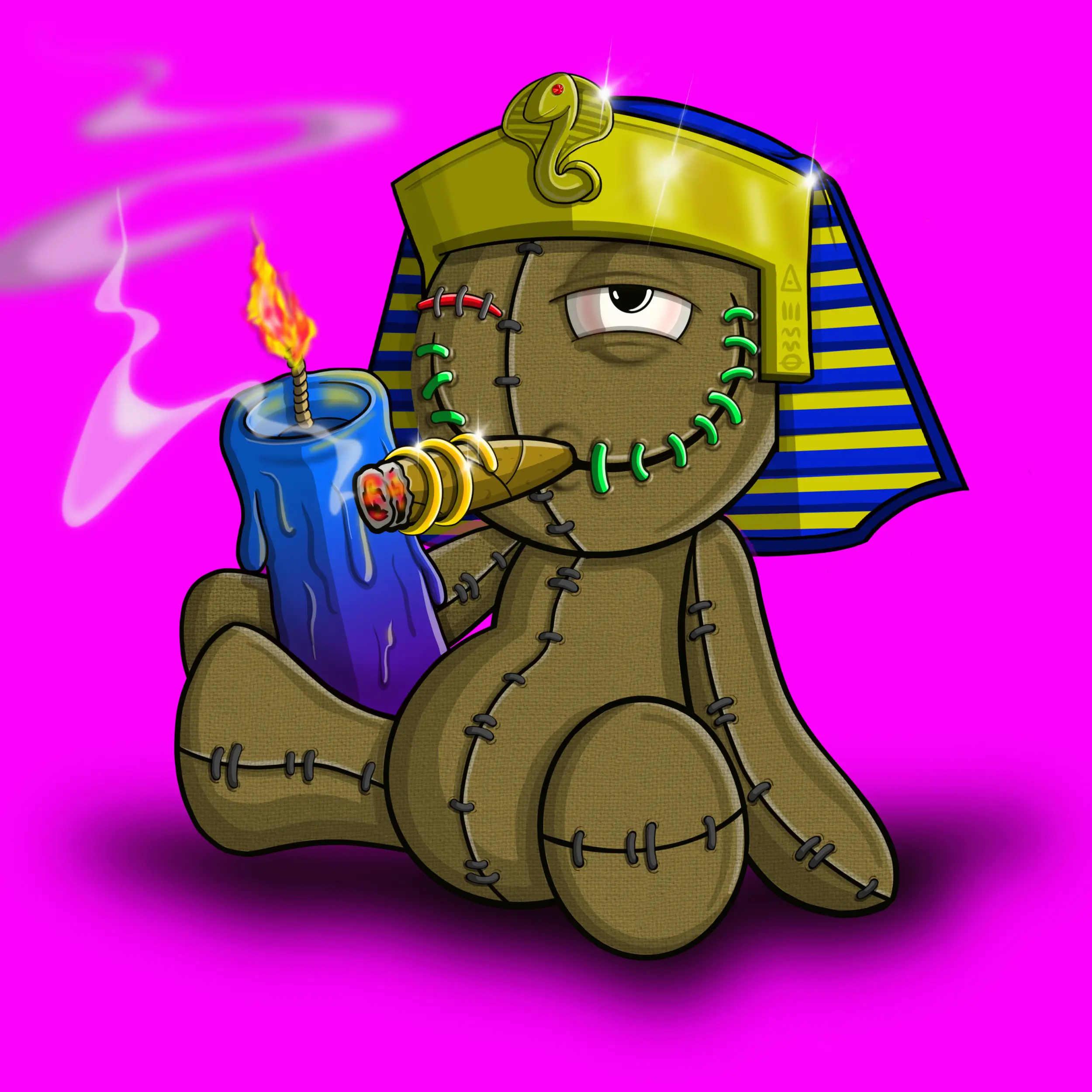 Trippy Stitch #174 NFT on Algorand