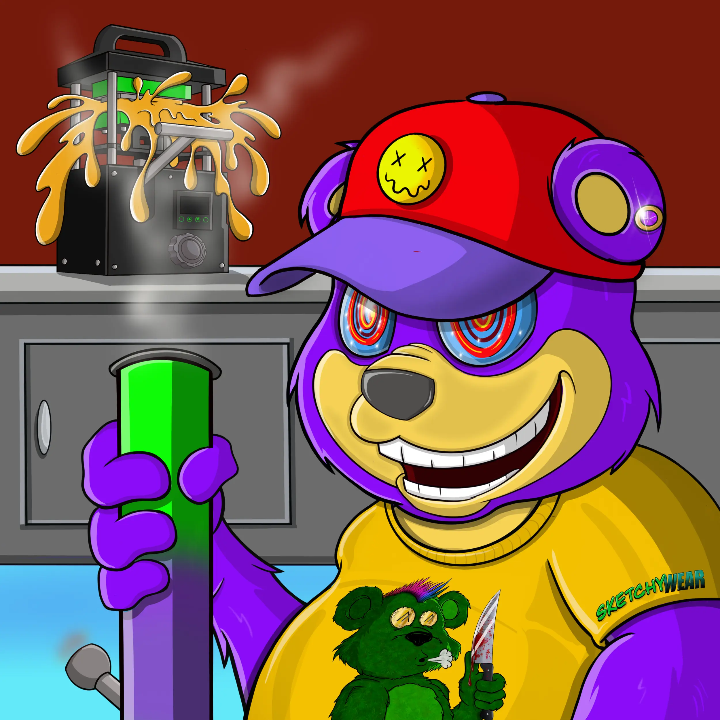 Burnin Bears #626 NFT on Algorand