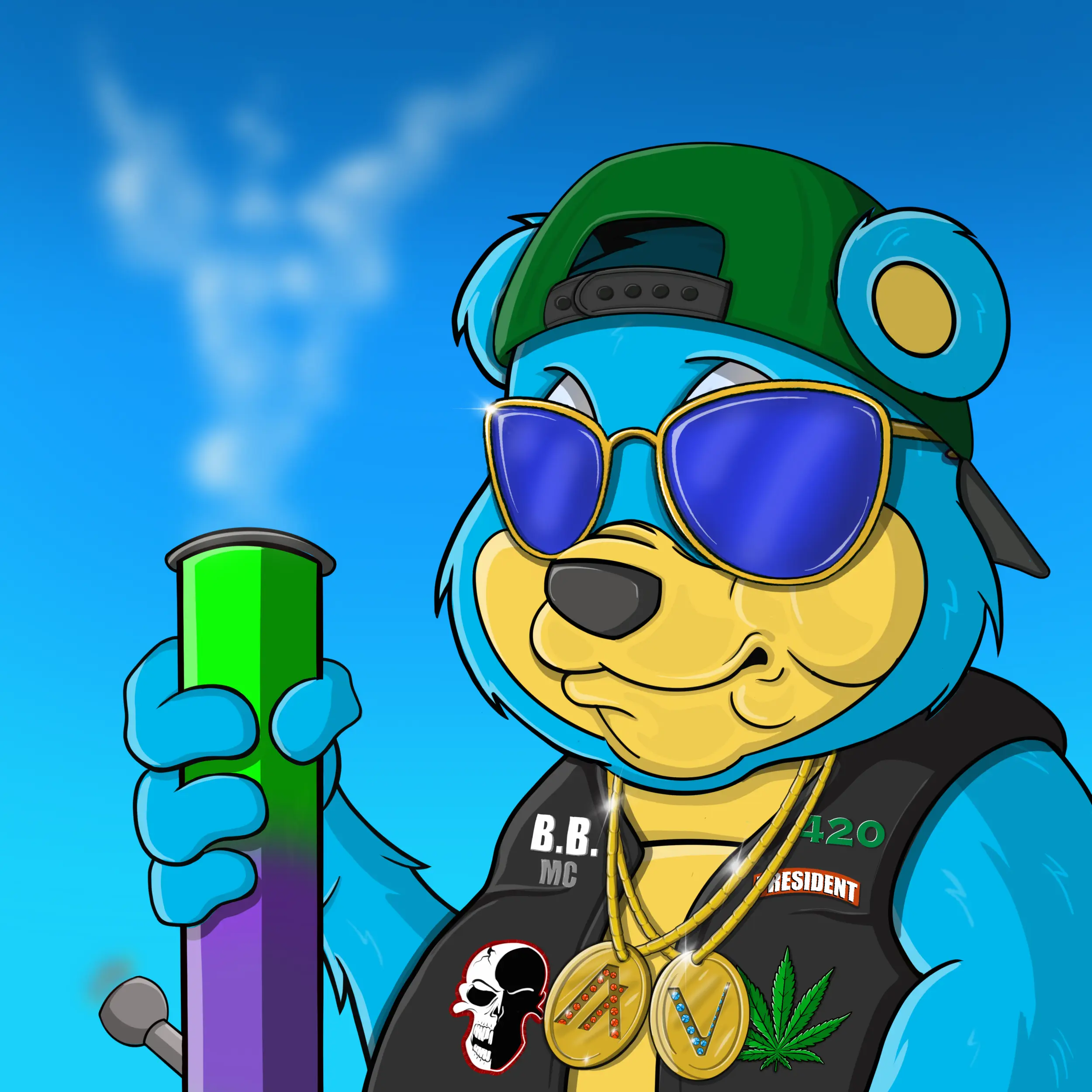 Burnin Bears #2102 NFT on Algorand