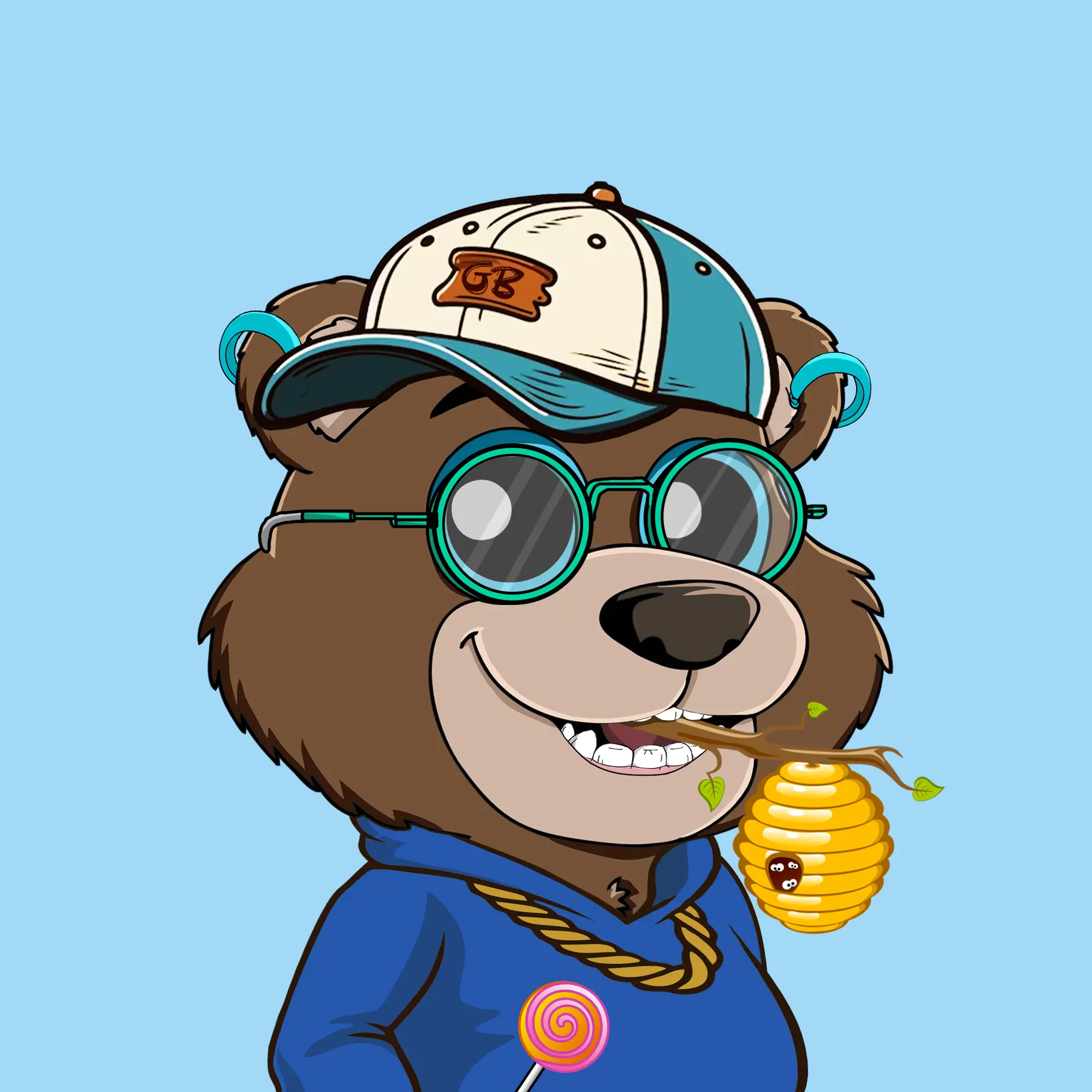 Gluttonous Bears #115 NFT on Algorand