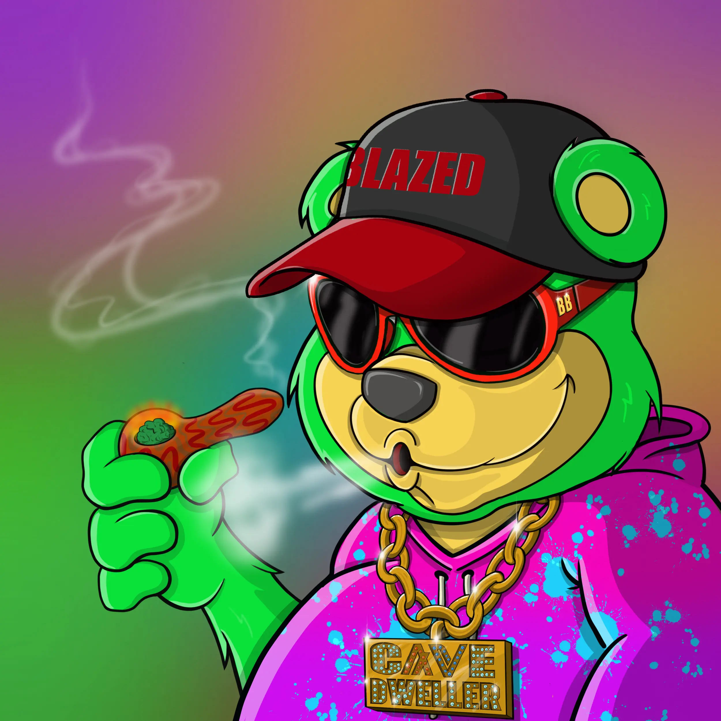 Burnin Bears #739 NFT on Algorand