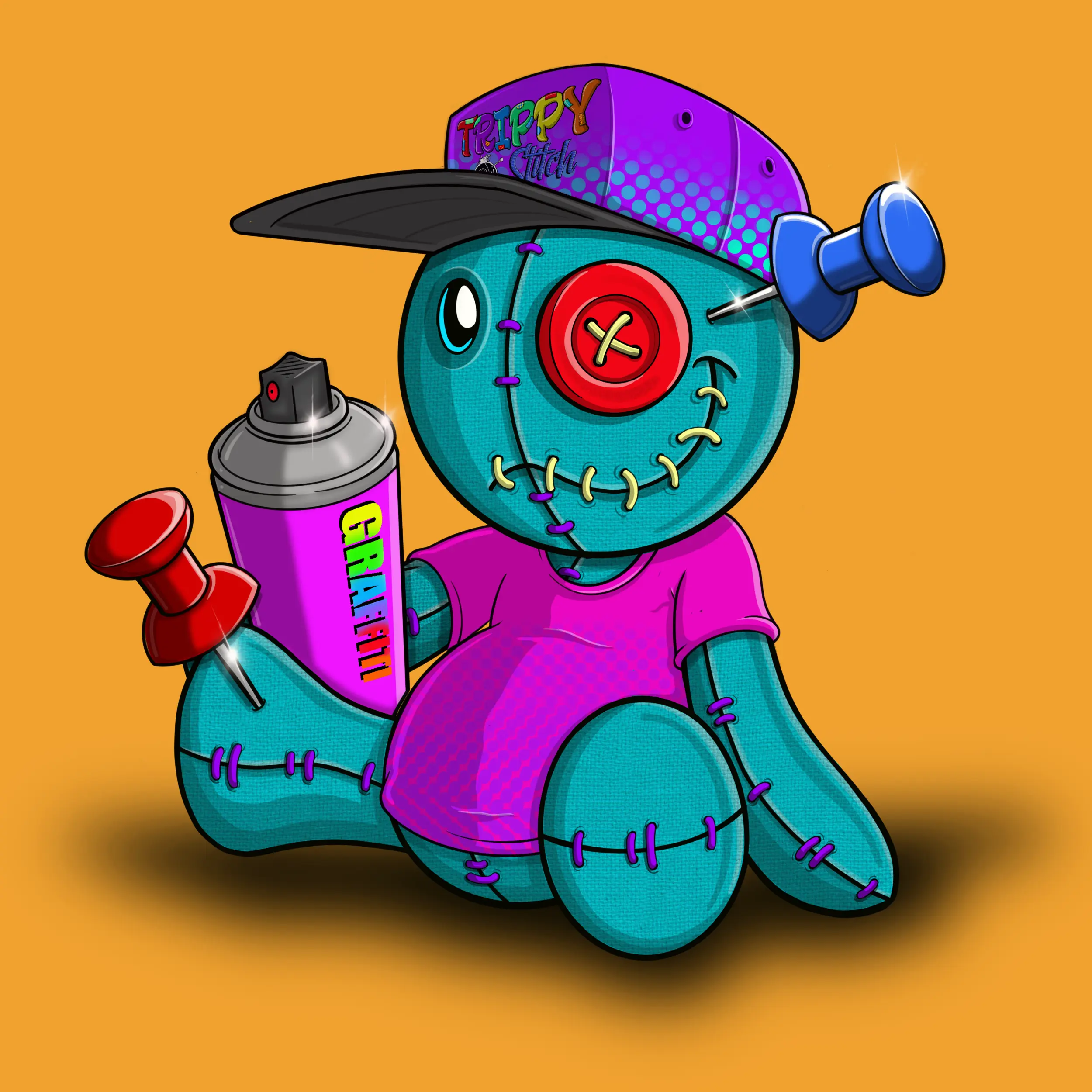 Trippy Stitch #341 NFT on Algorand