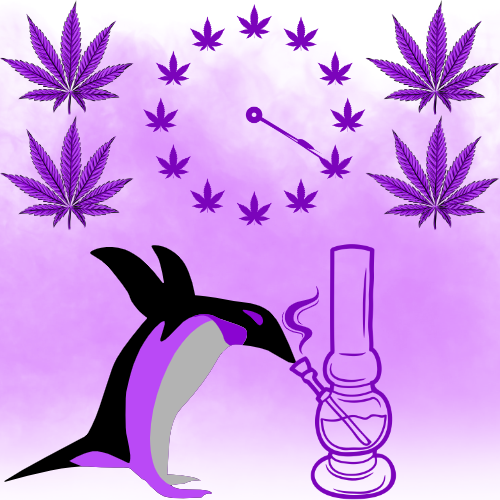 PURPosterous Pot Penguin NFT on Algorand