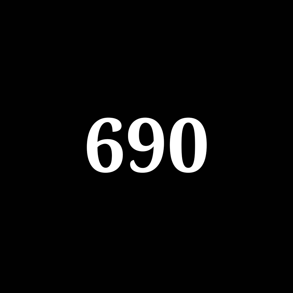 Number 690 NFT on Algorand