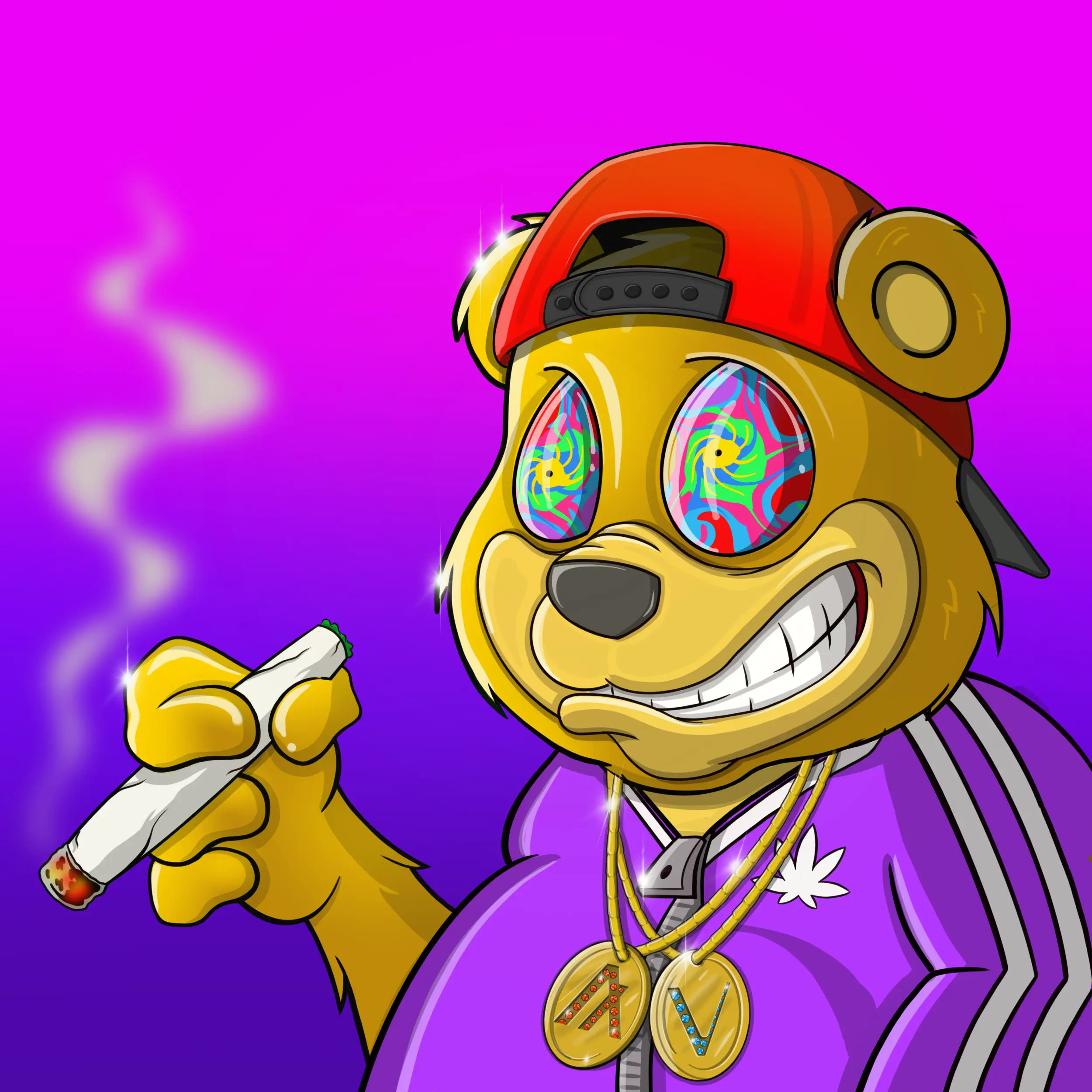 Burnin Bears #1618 NFT on Algorand
