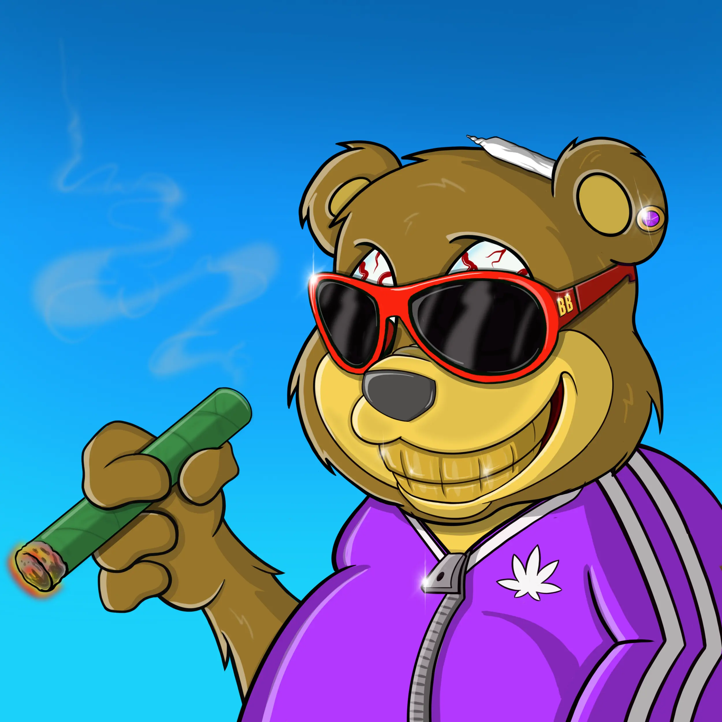 Burnin Bears #1632 NFT on Algorand