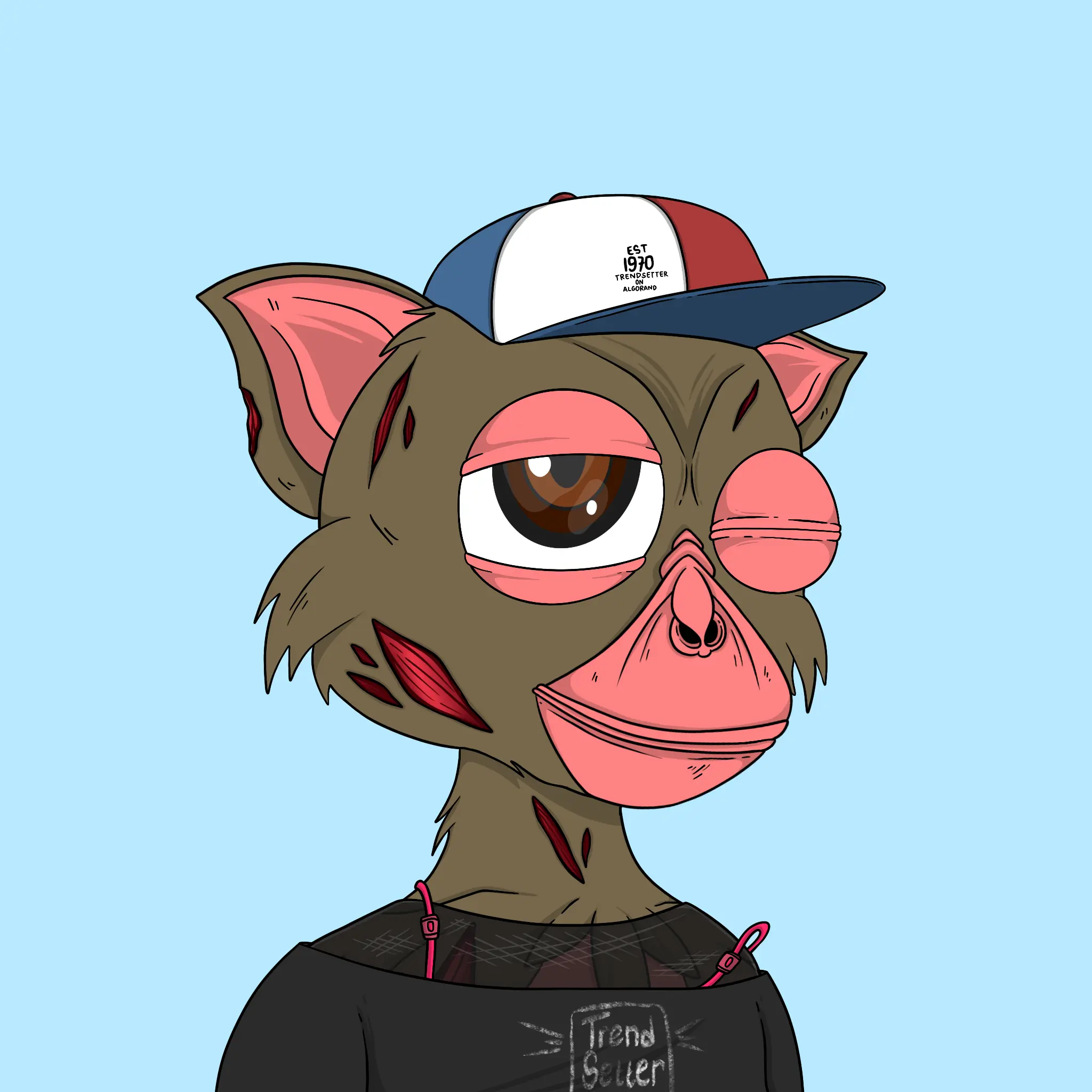 Trendy Tarsier #1989 NFT on Algorand