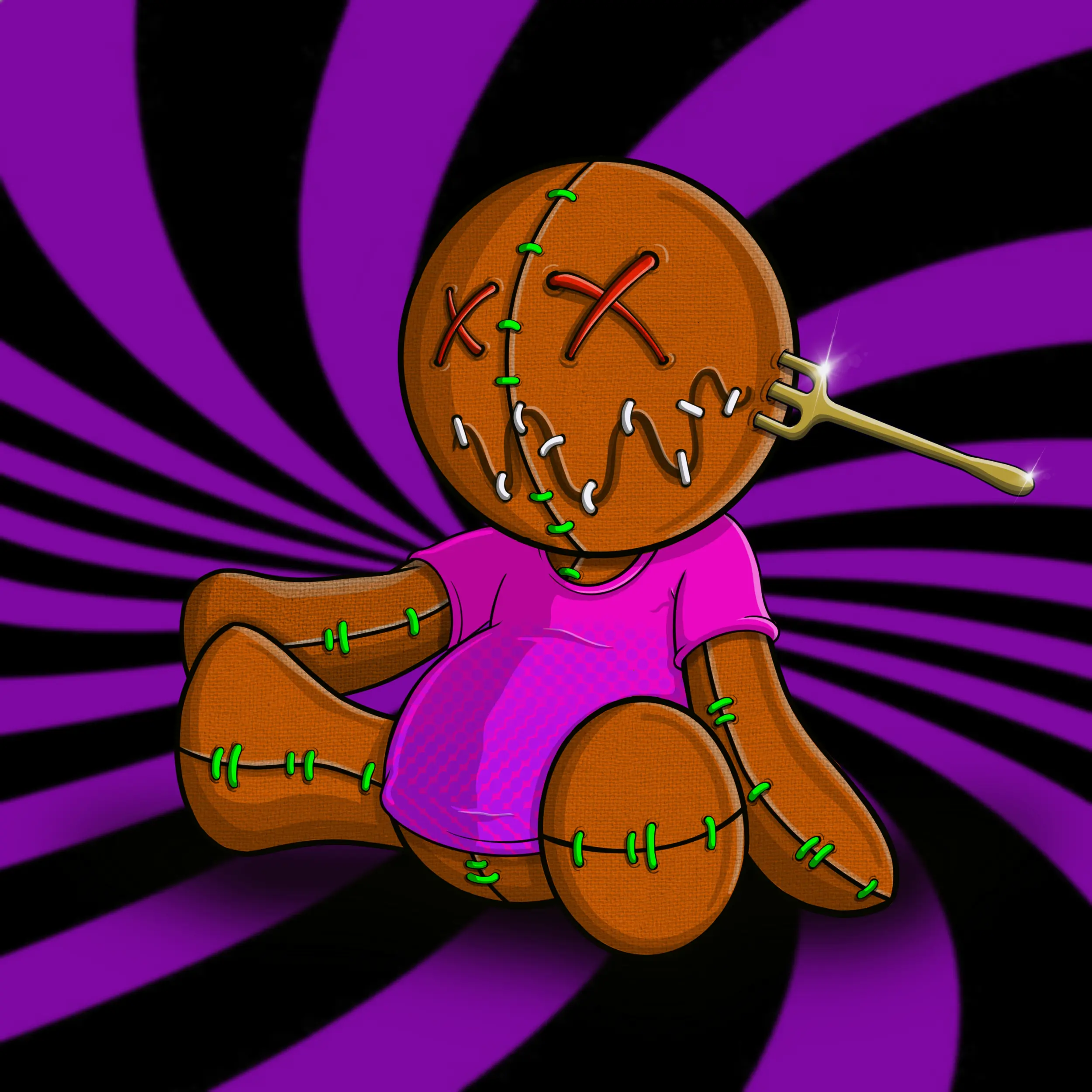 Trippy Stitch #661 NFT on Algorand