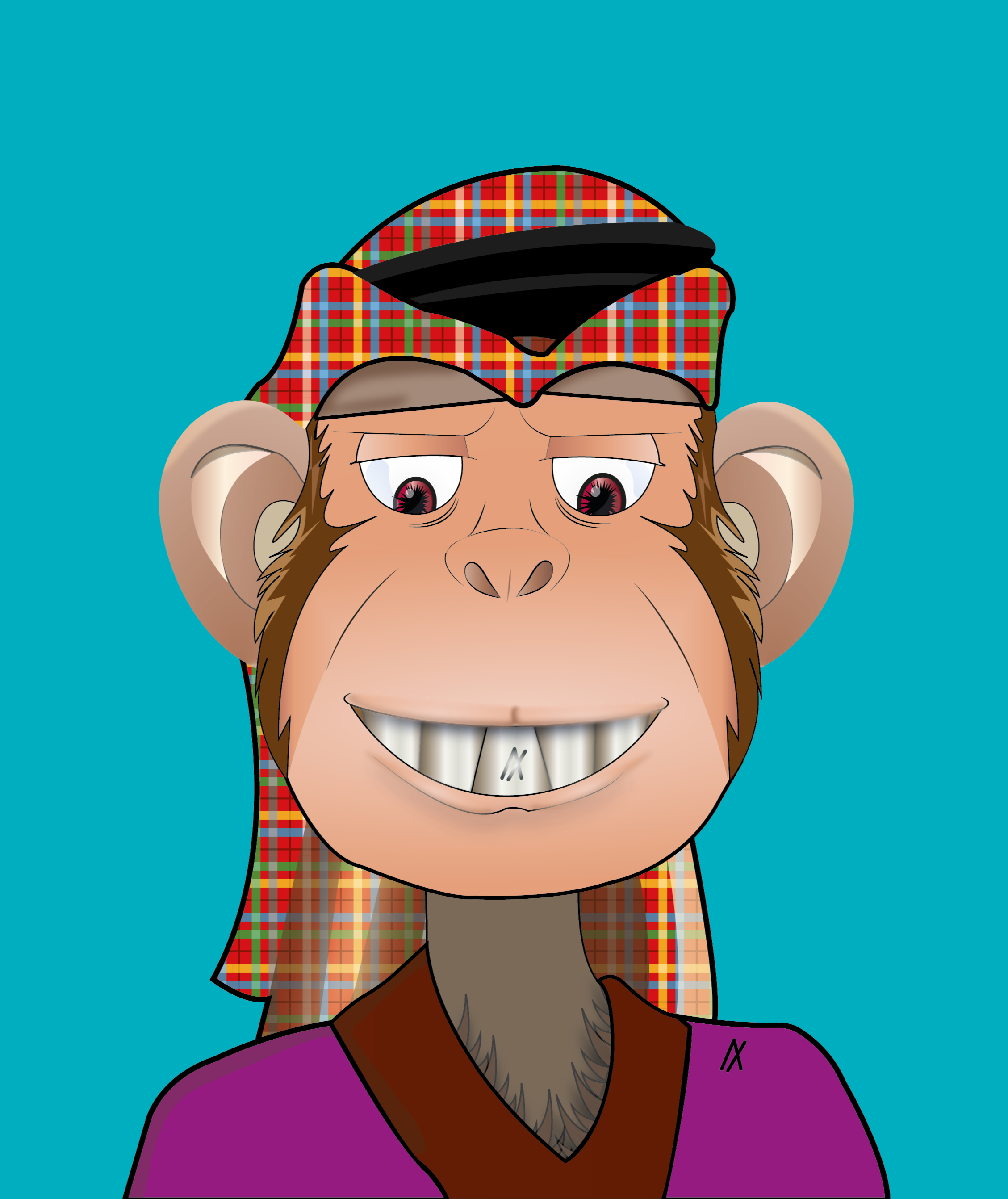 Punk Angry Monkeys#32 NFT on Algorand