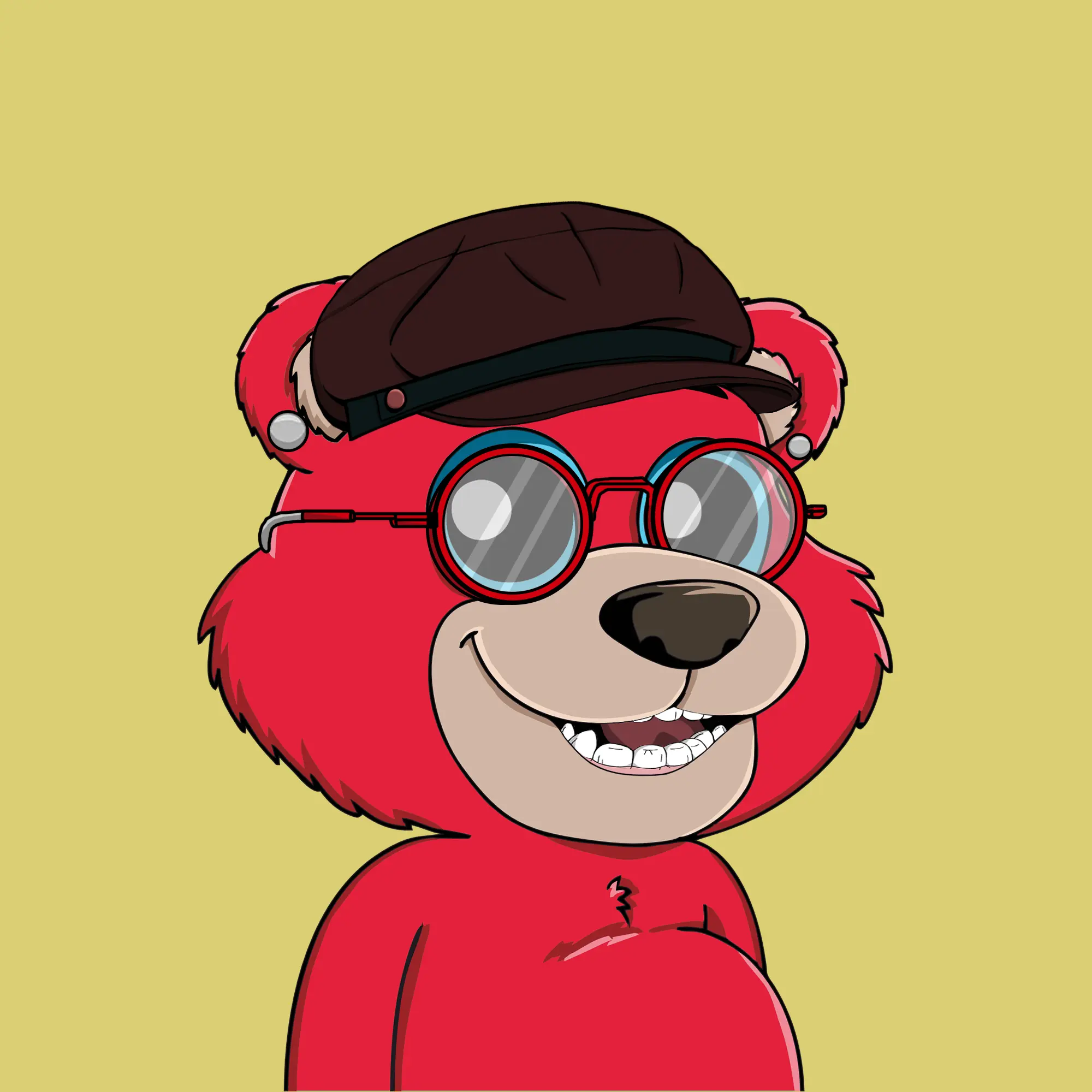 Gluttonous Bears #125 NFT on Algorand