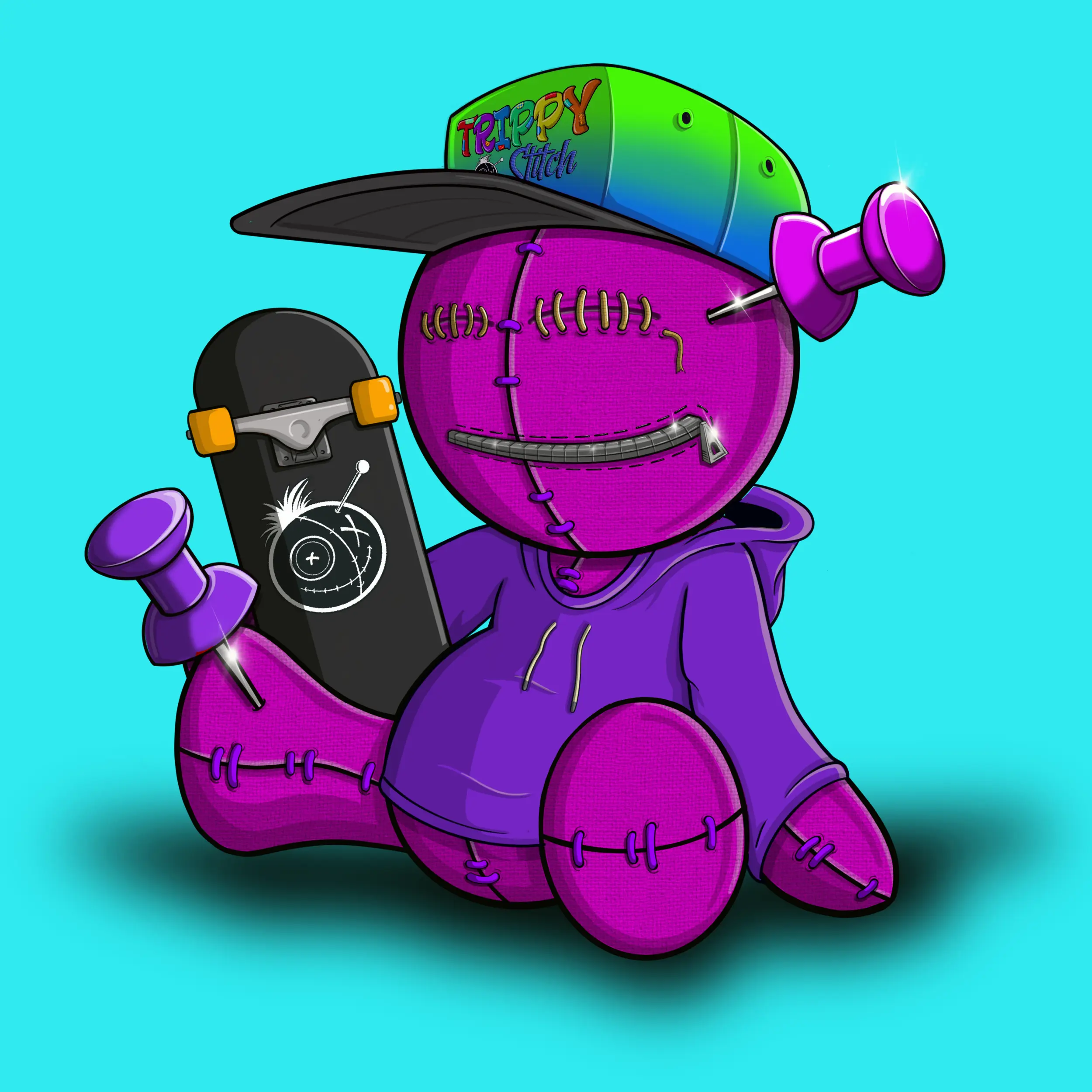 Trippy Stitch #443 NFT on Algorand