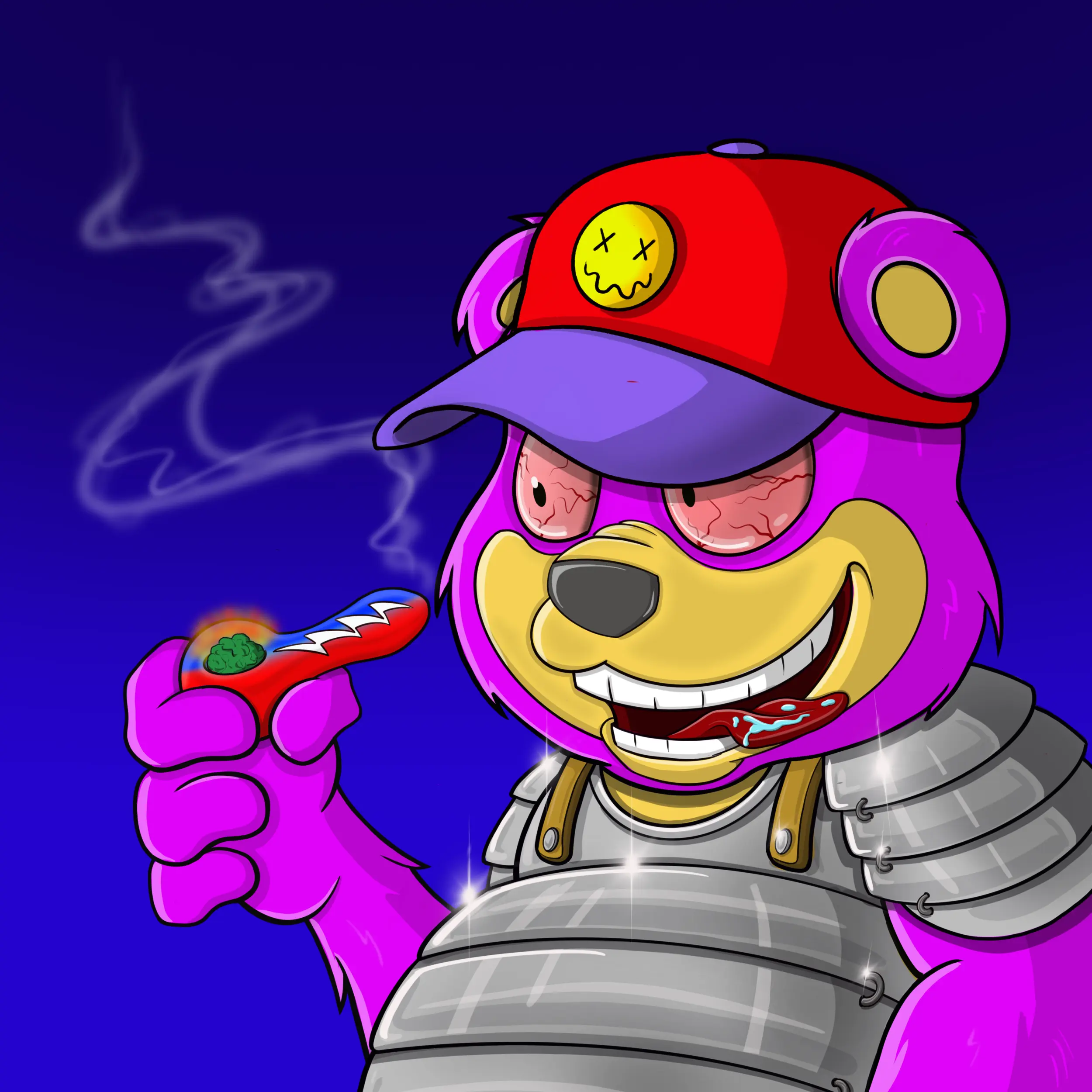 Burnin Bears #1200 NFT on Algorand