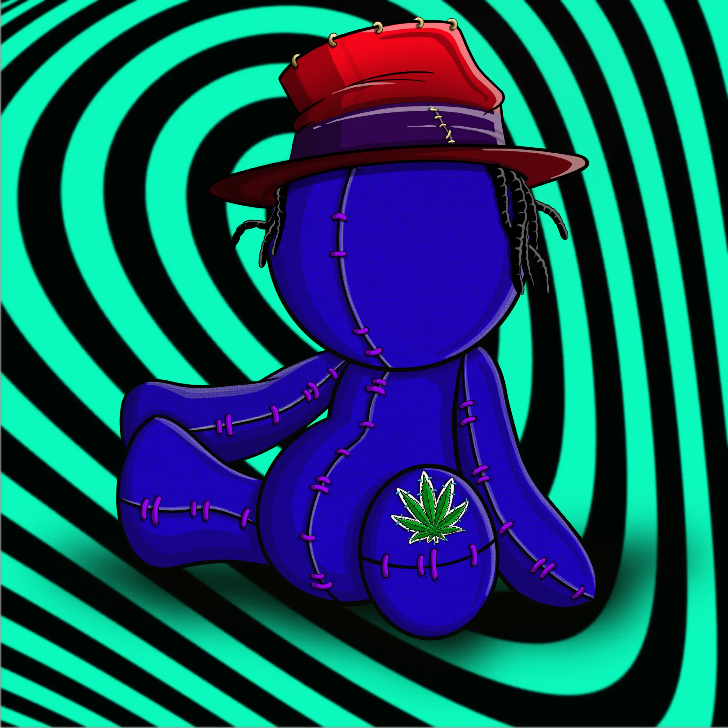 Trippy Stitch #891 NFT on Algorand