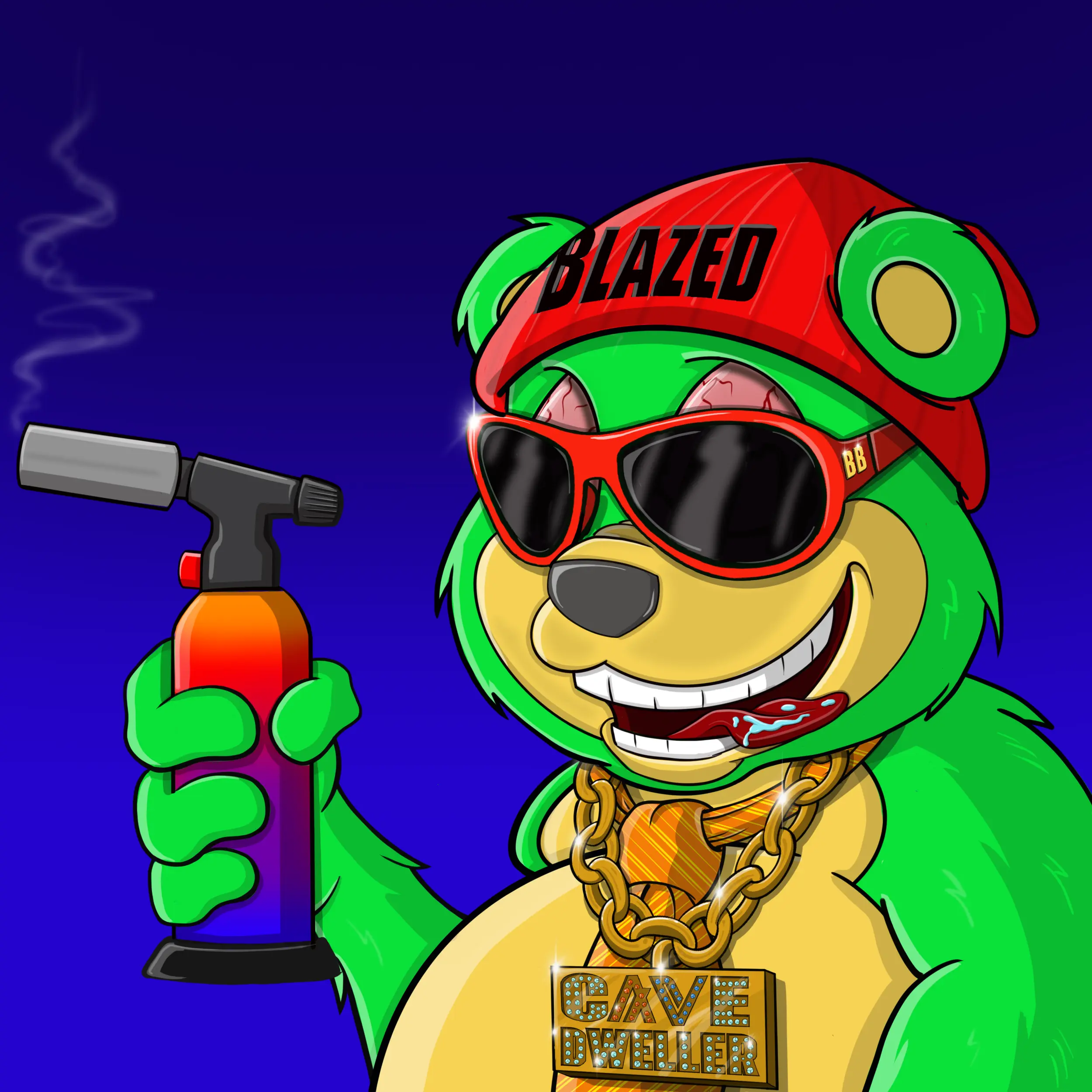 Burnin Bears #129 NFT on Algorand