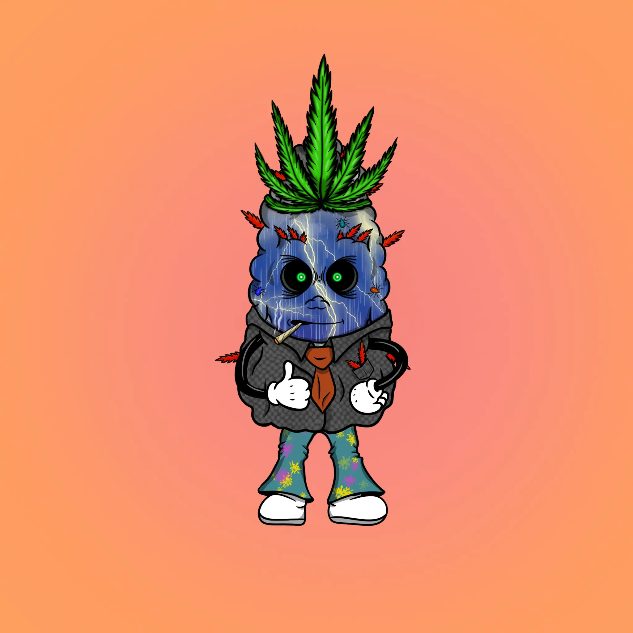 Blazing Budz #6 NFT on Algorand