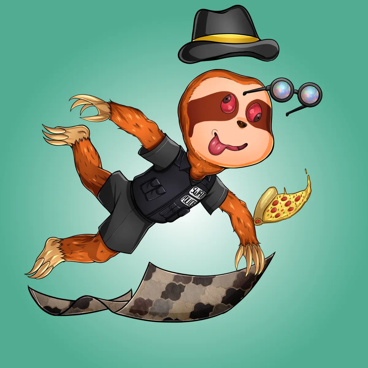 Rug Friends  #4380 NFT on Algorand