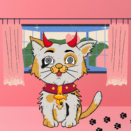 Happy Hoomens Cat#0664 NFT on Algorand