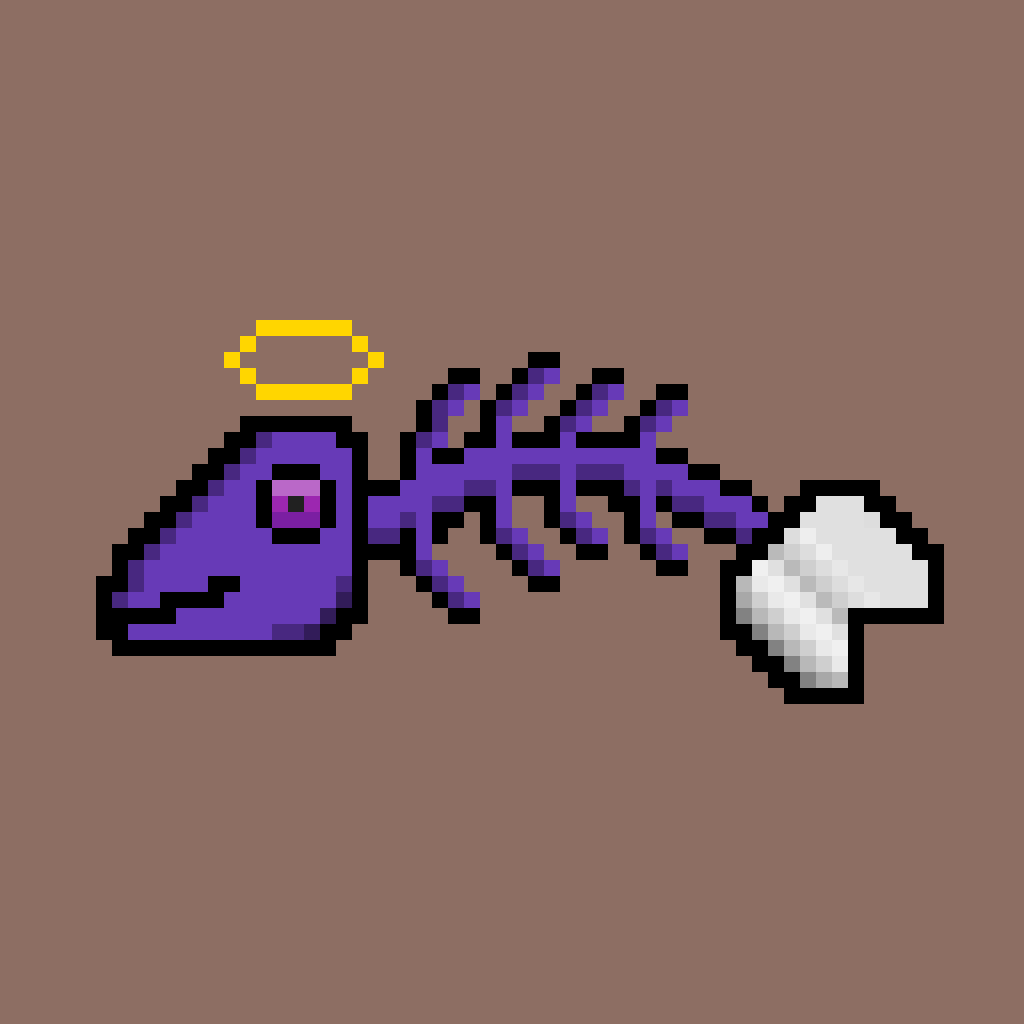 8-Bit BoneFish #291 NFT on Algorand