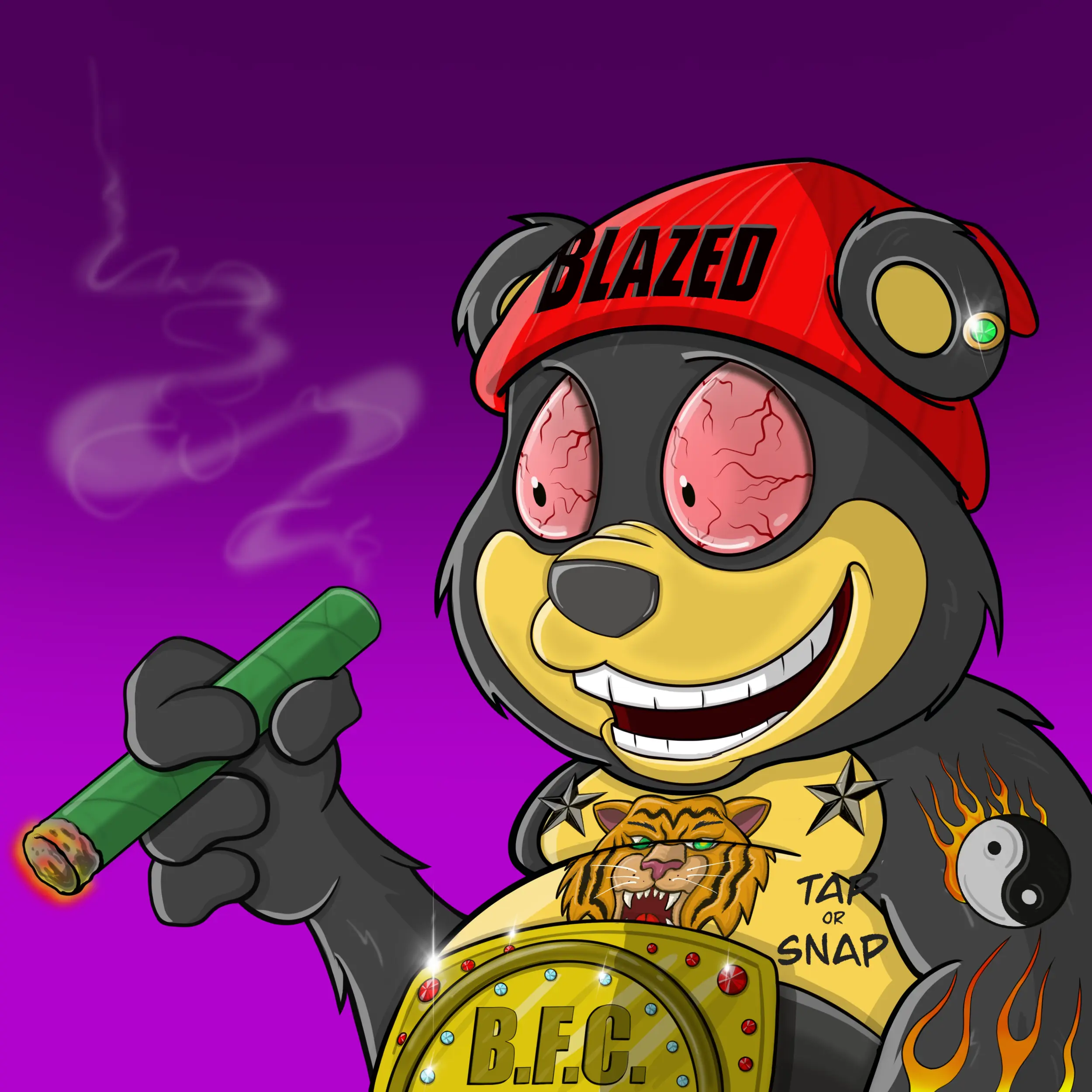 Burnin Bears #3000 NFT on Algorand