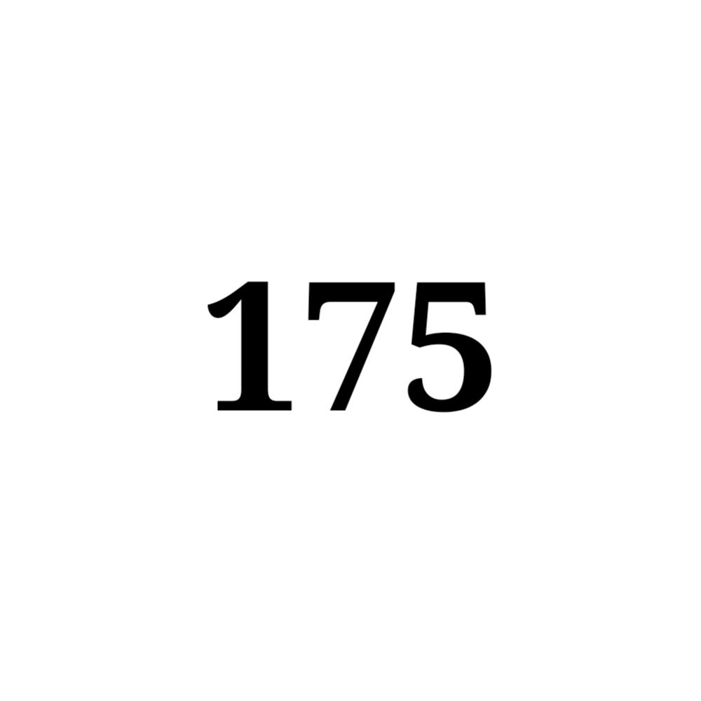 Number 175 NFT on Algorand