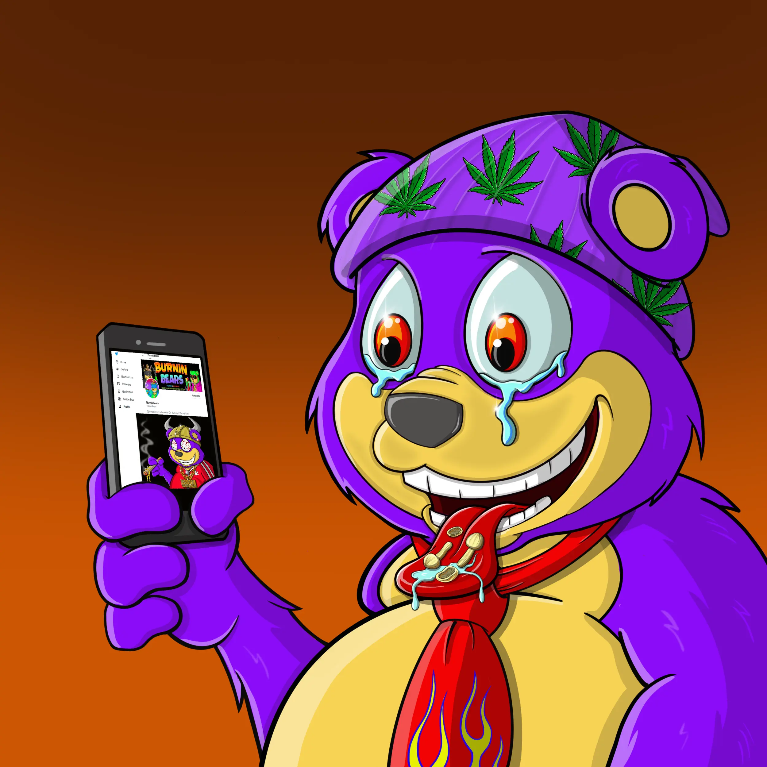 Burnin Bears #596 NFT on Algorand