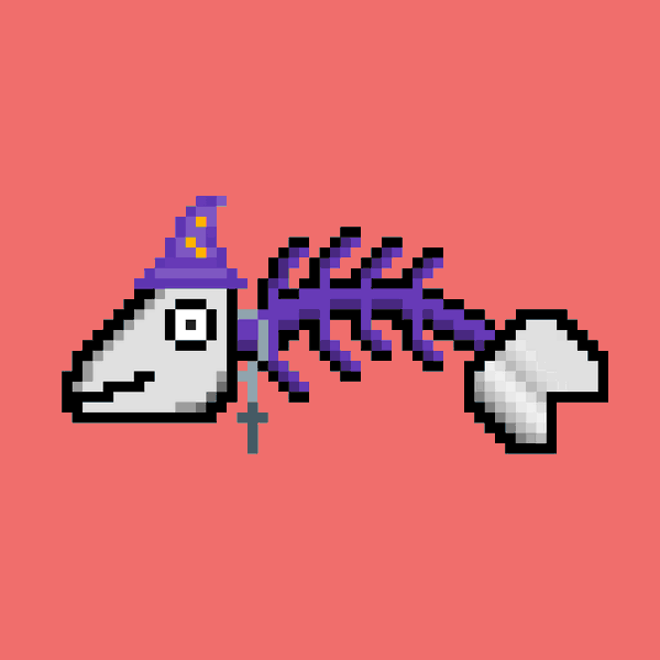 An image of 8-Bit BoneFish #198