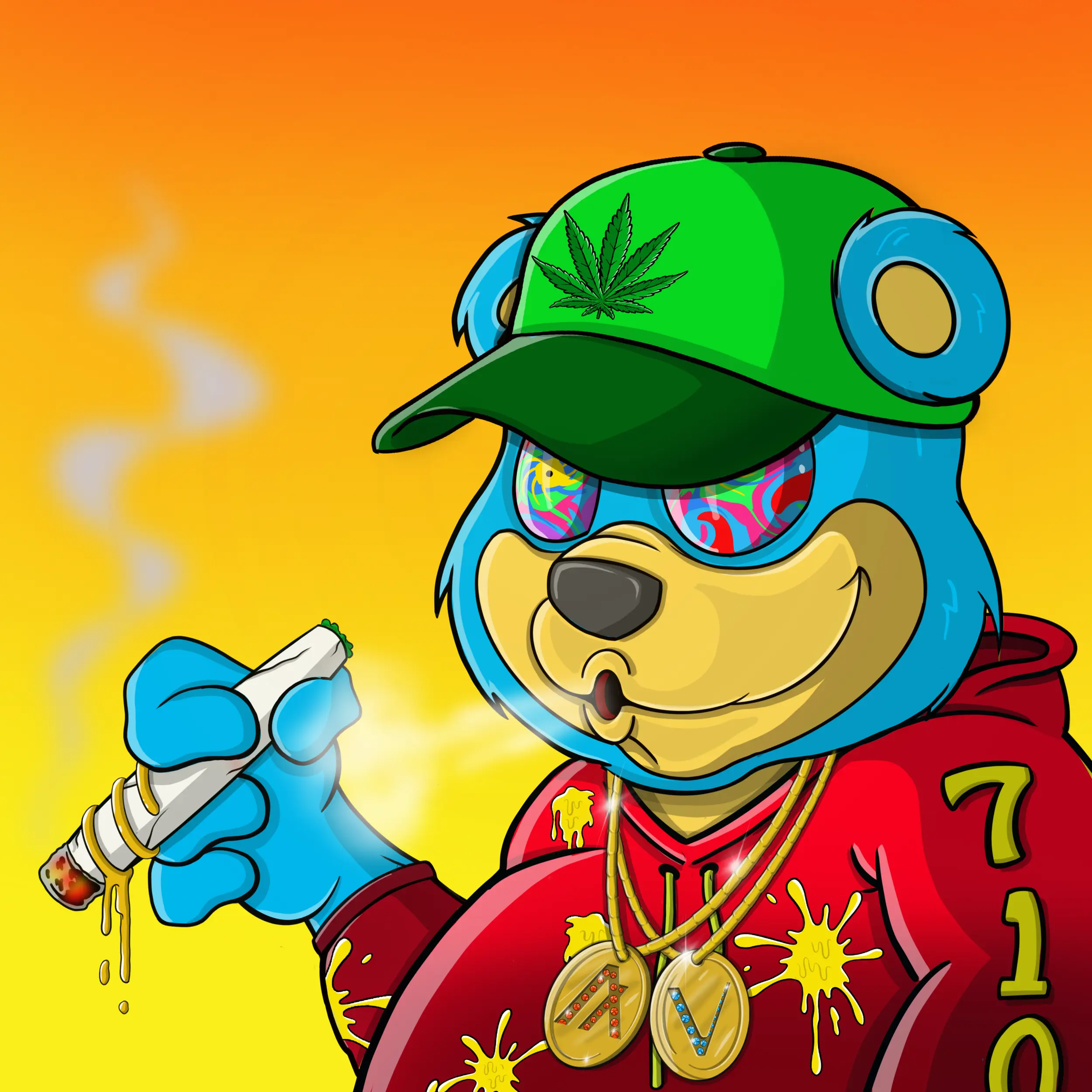 Burnin Bears #771 NFT on Algorand