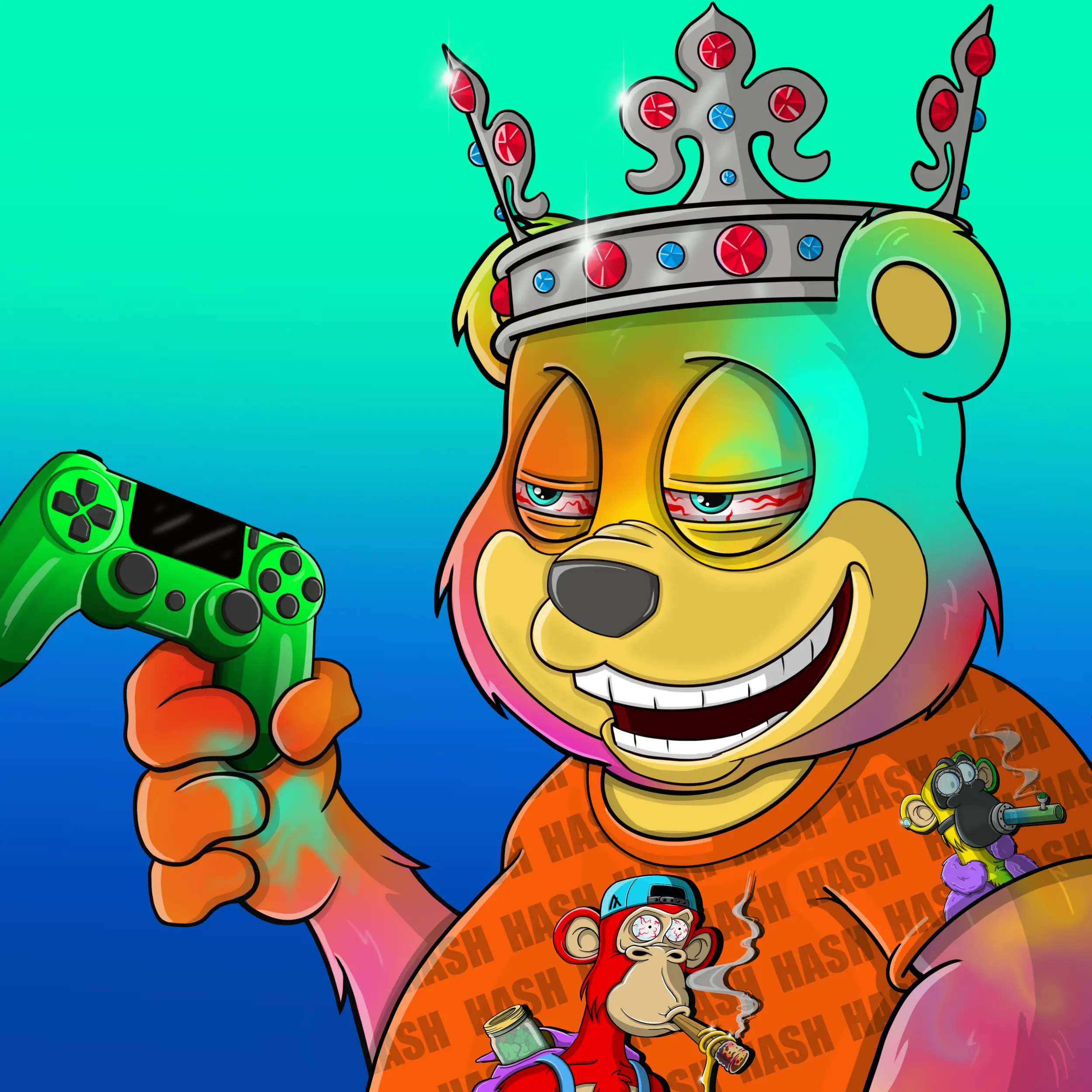 Burnin Bears #709 NFT on Algorand