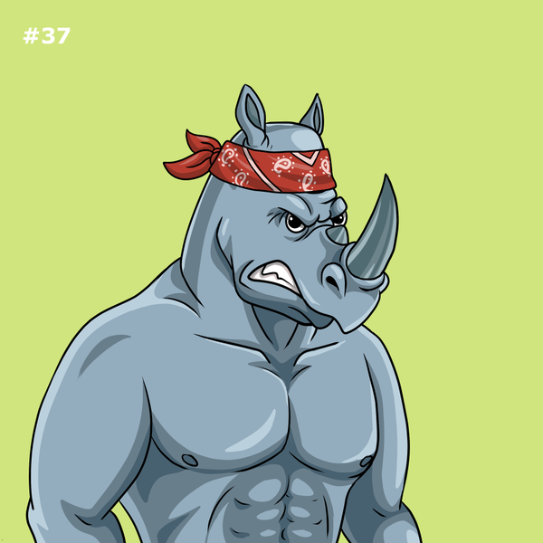 An image of Rowdy Rhino #037