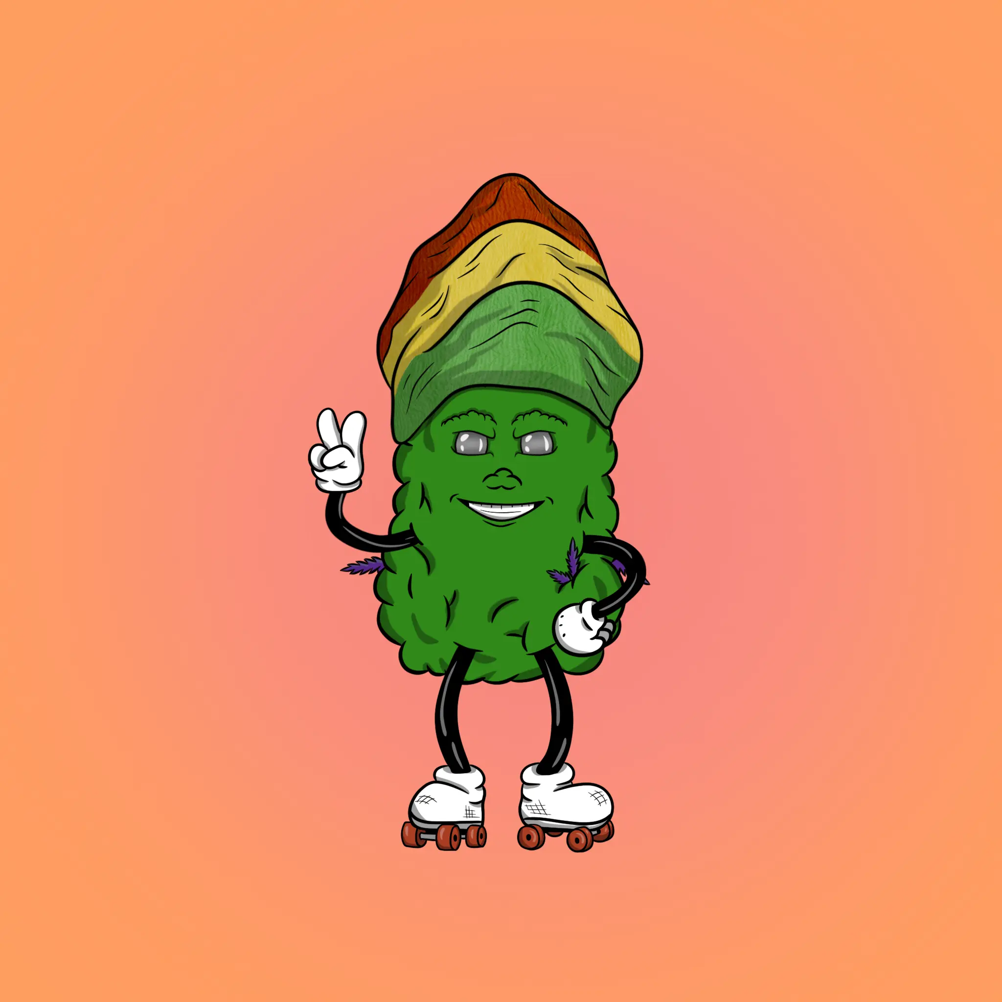 Blazing Budz #132 NFT on Algorand