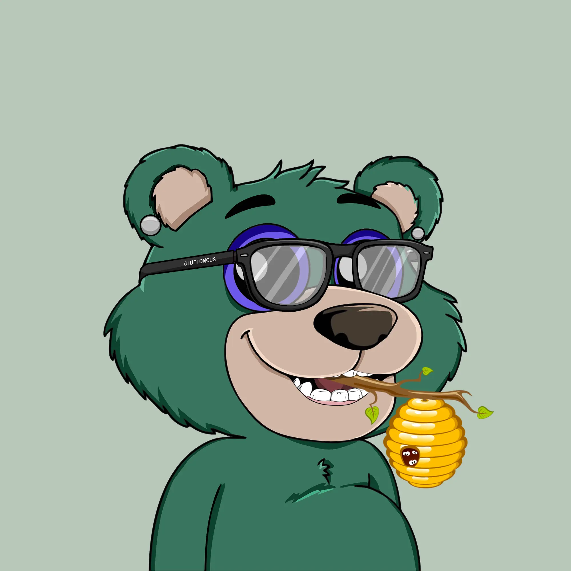 Gluttonous Bears #174 NFT on Algorand