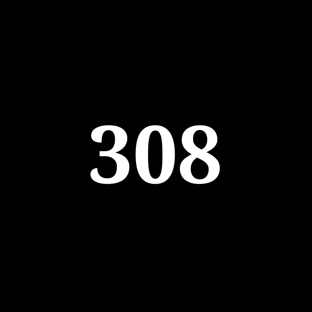 Number 308 NFT on Algorand