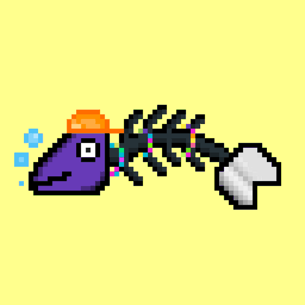 An image of 8-Bit BoneFish #694