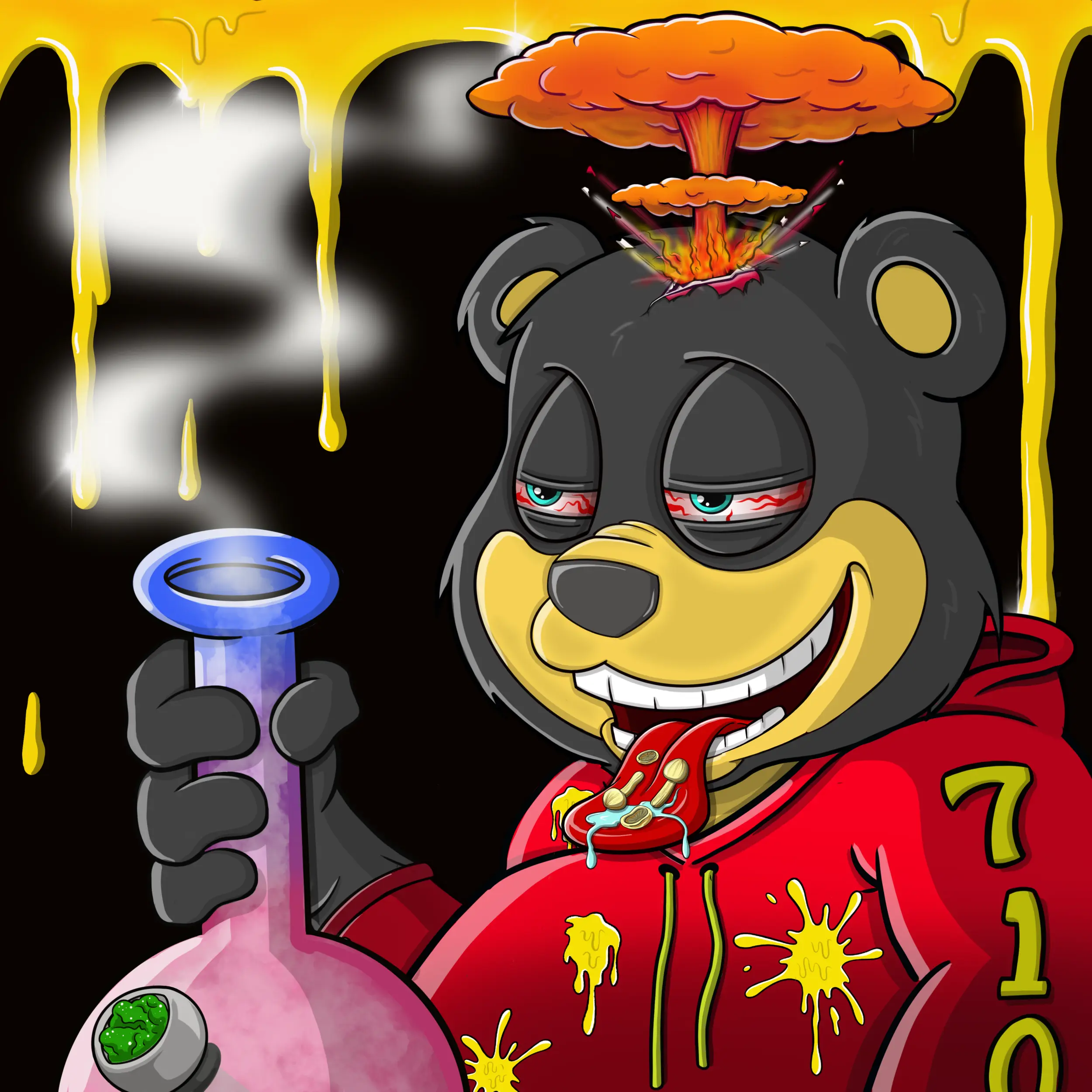 Burnin Bears #1643 NFT on Algorand