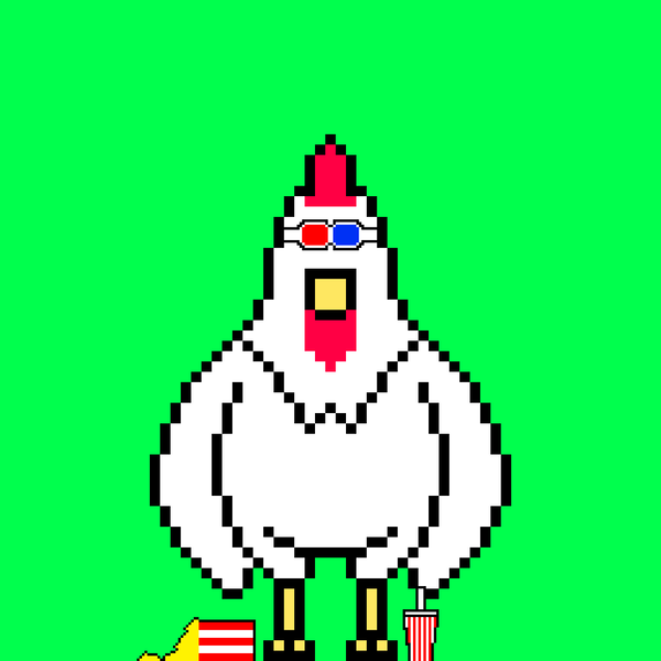 An image of Pixel Chicken #186