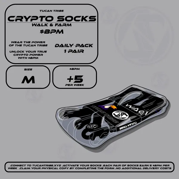 An image of Tucan Tribe Crypto Socks #21