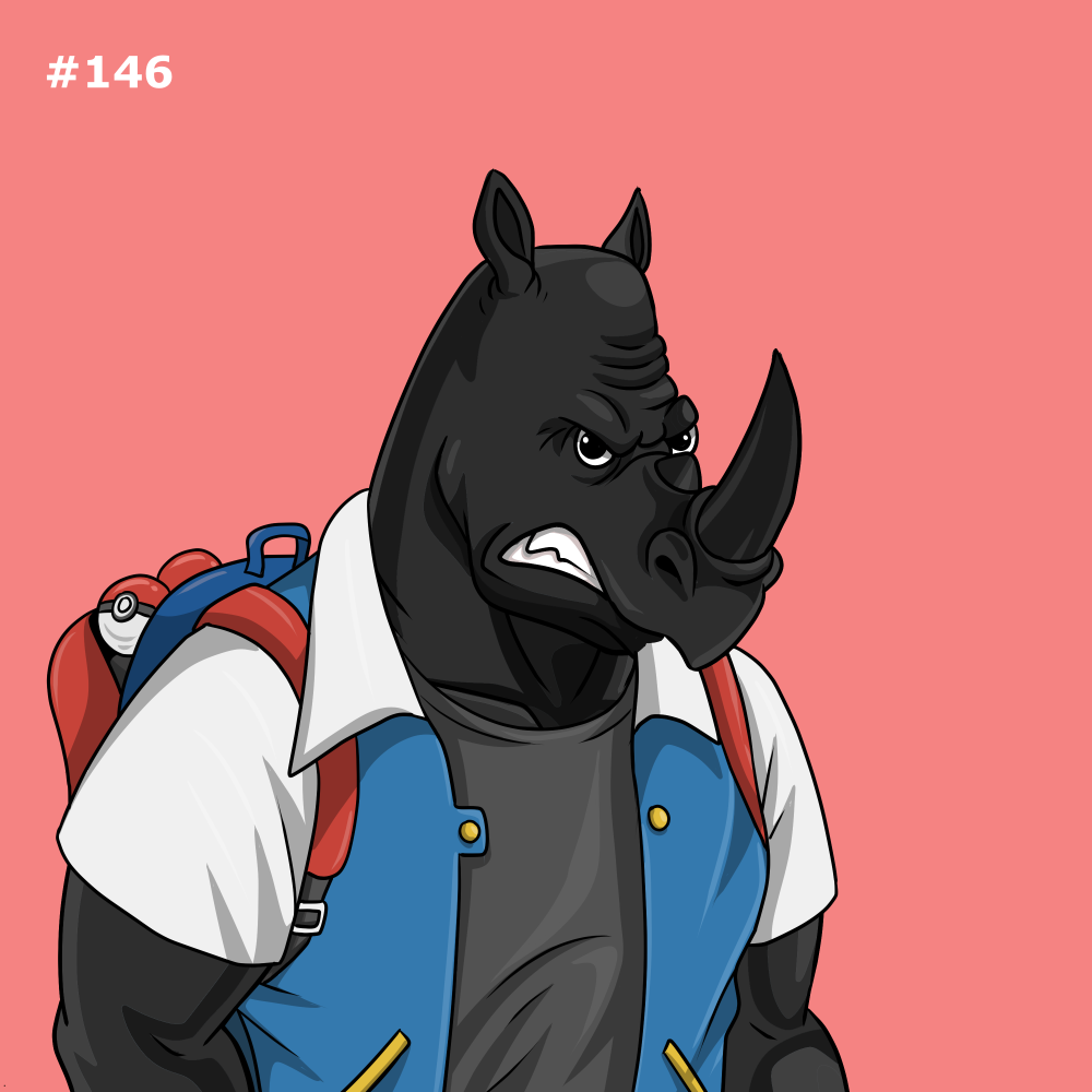 Rowdy Rhino #146 NFT on Algorand