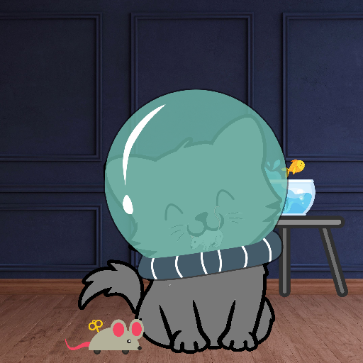 Happy Hoomens Cat#0258 NFT on Algorand