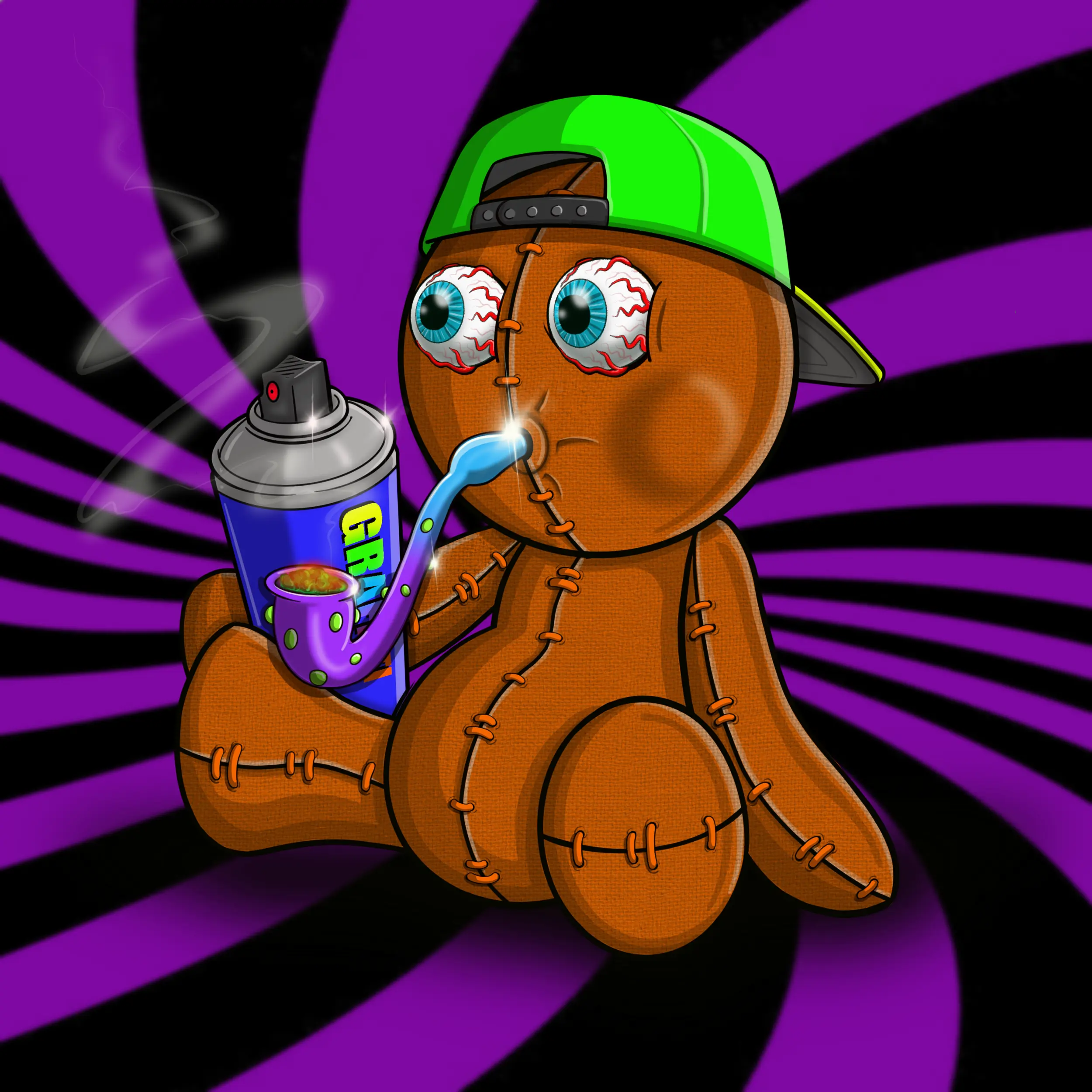 Trippy Stitch #1155 NFT on Algorand