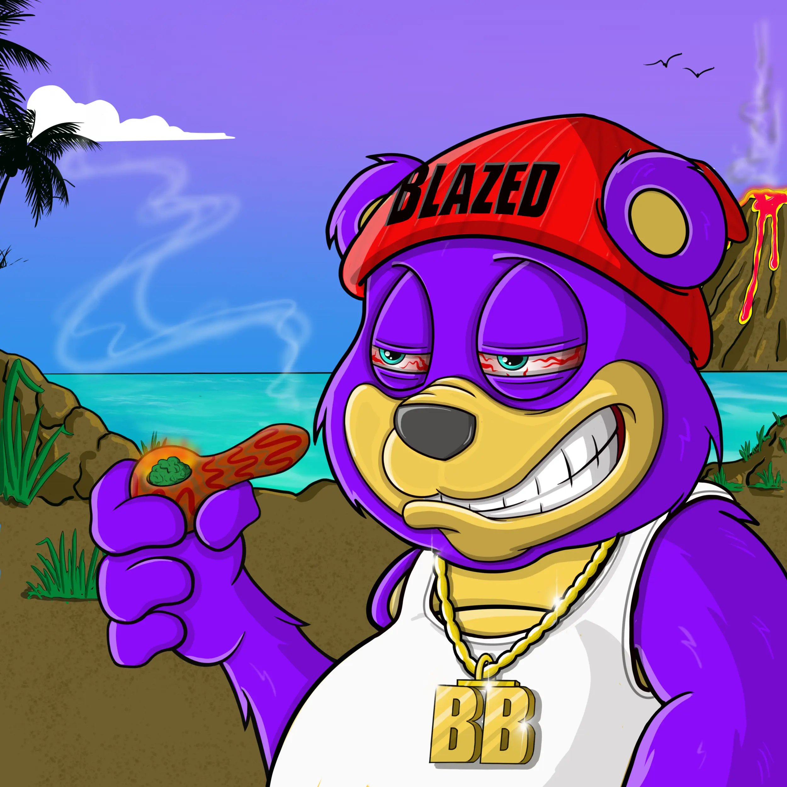 Burnin Bears #692 NFT on Algorand