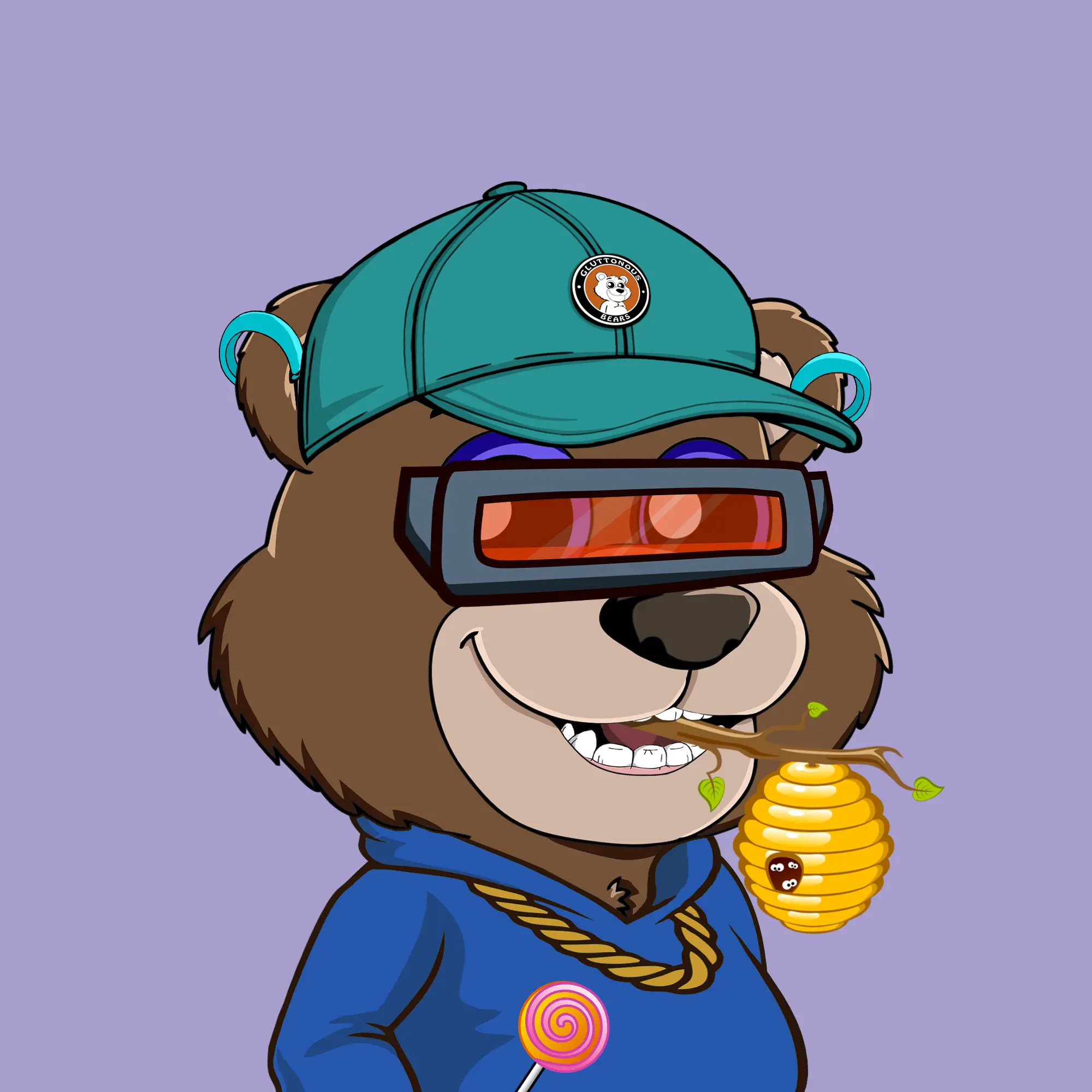 Gluttonous Bears #411 NFT on Algorand