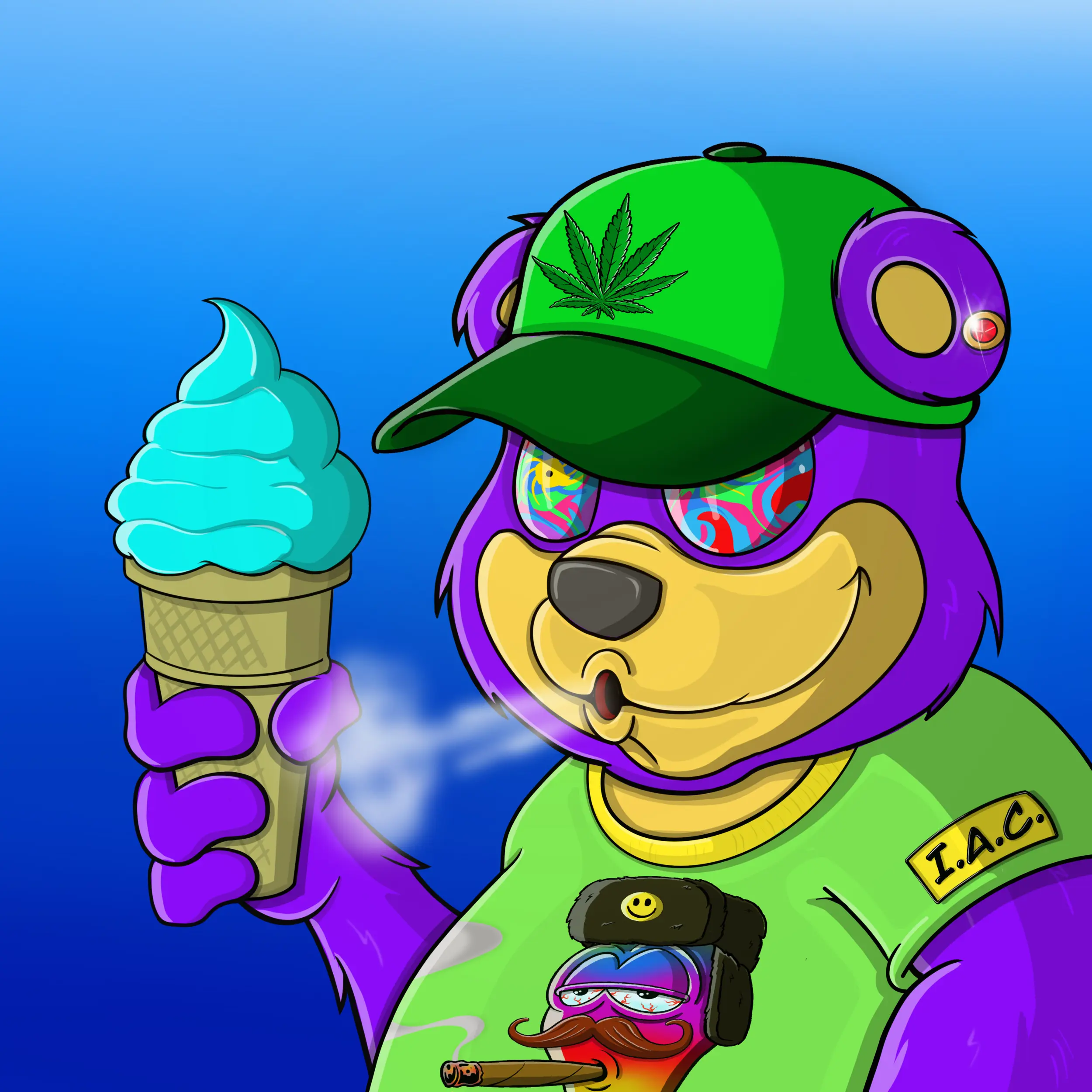 Burnin Bears #497 NFT on Algorand