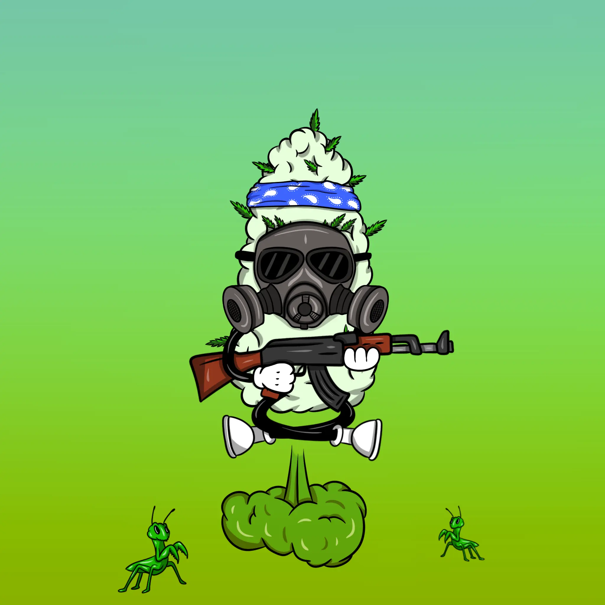 Blazing Budz #462 NFT on Algorand