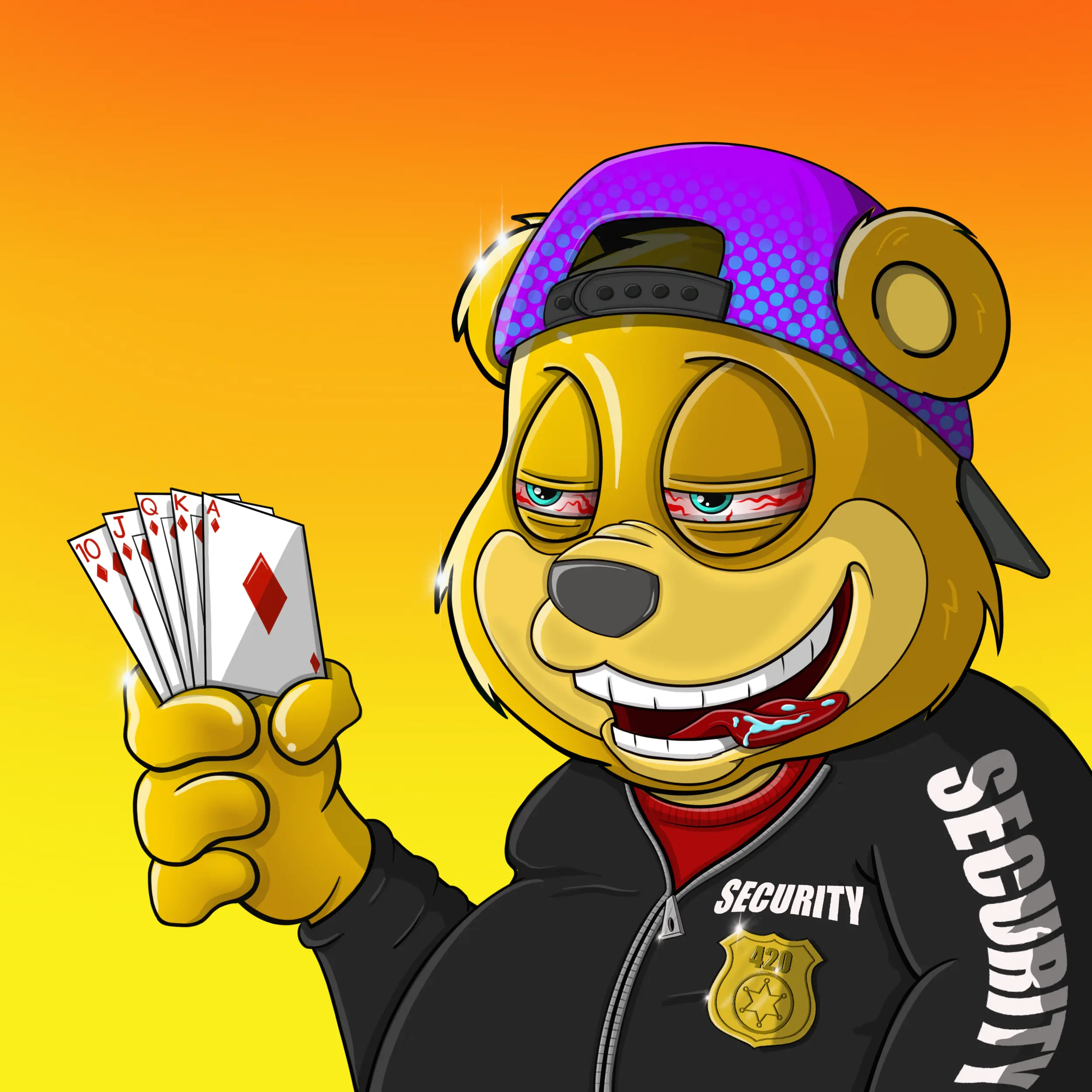 Burnin Bears #844 NFT on Algorand