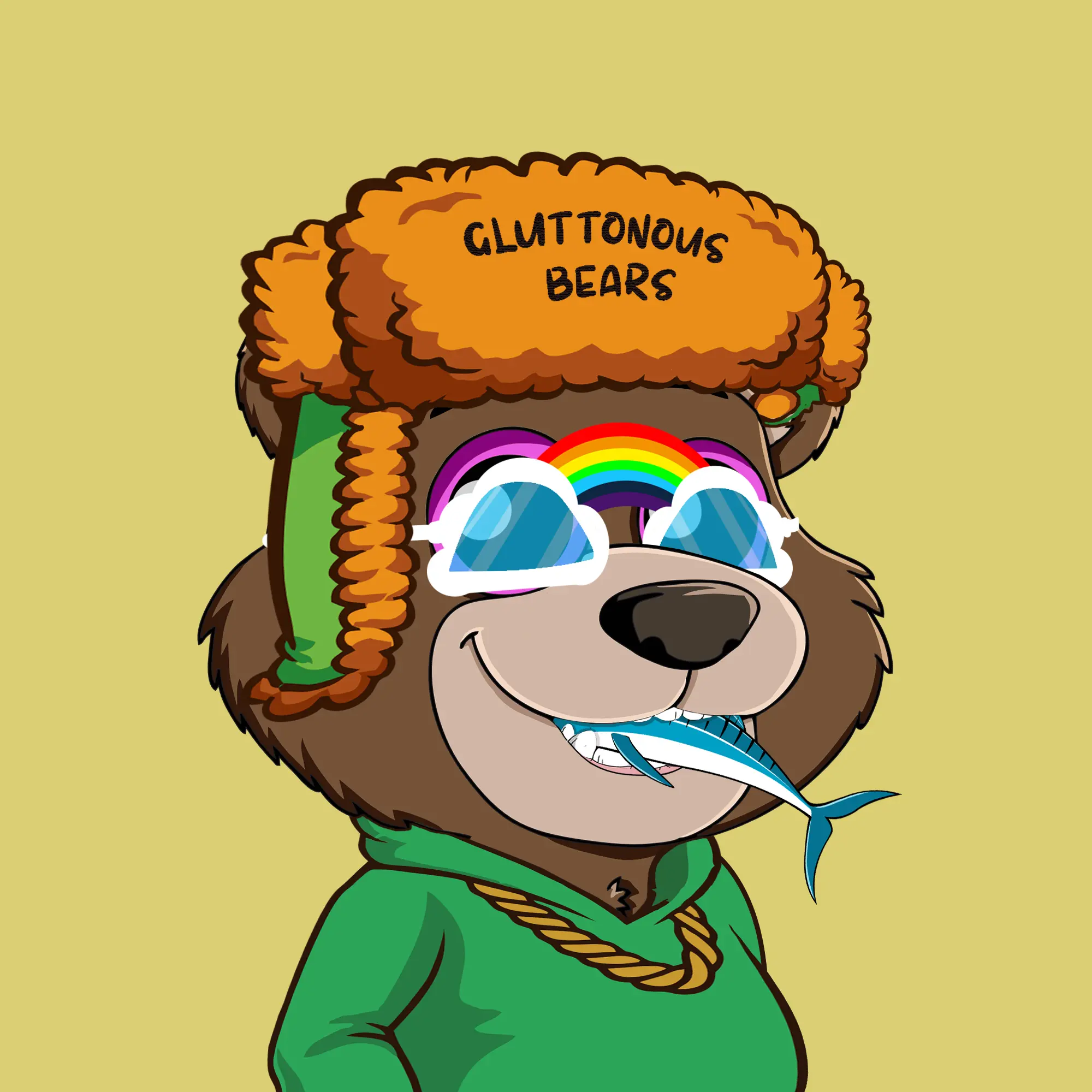 Gluttonous Bears #237 NFT on Algorand