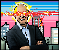 Super-Lazer Eyes Silvio NFT on Algorand