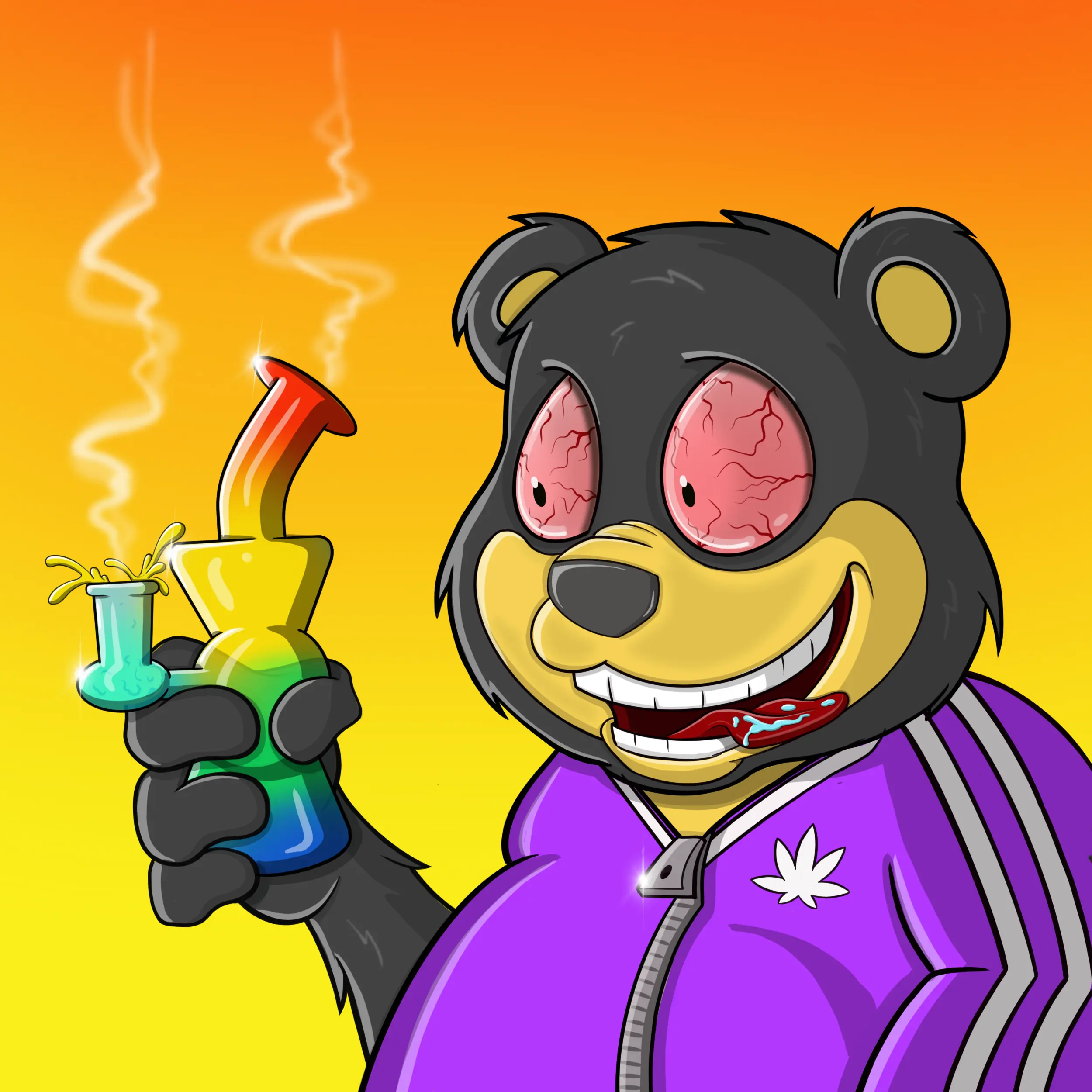 Burnin Bears #648 NFT on Algorand